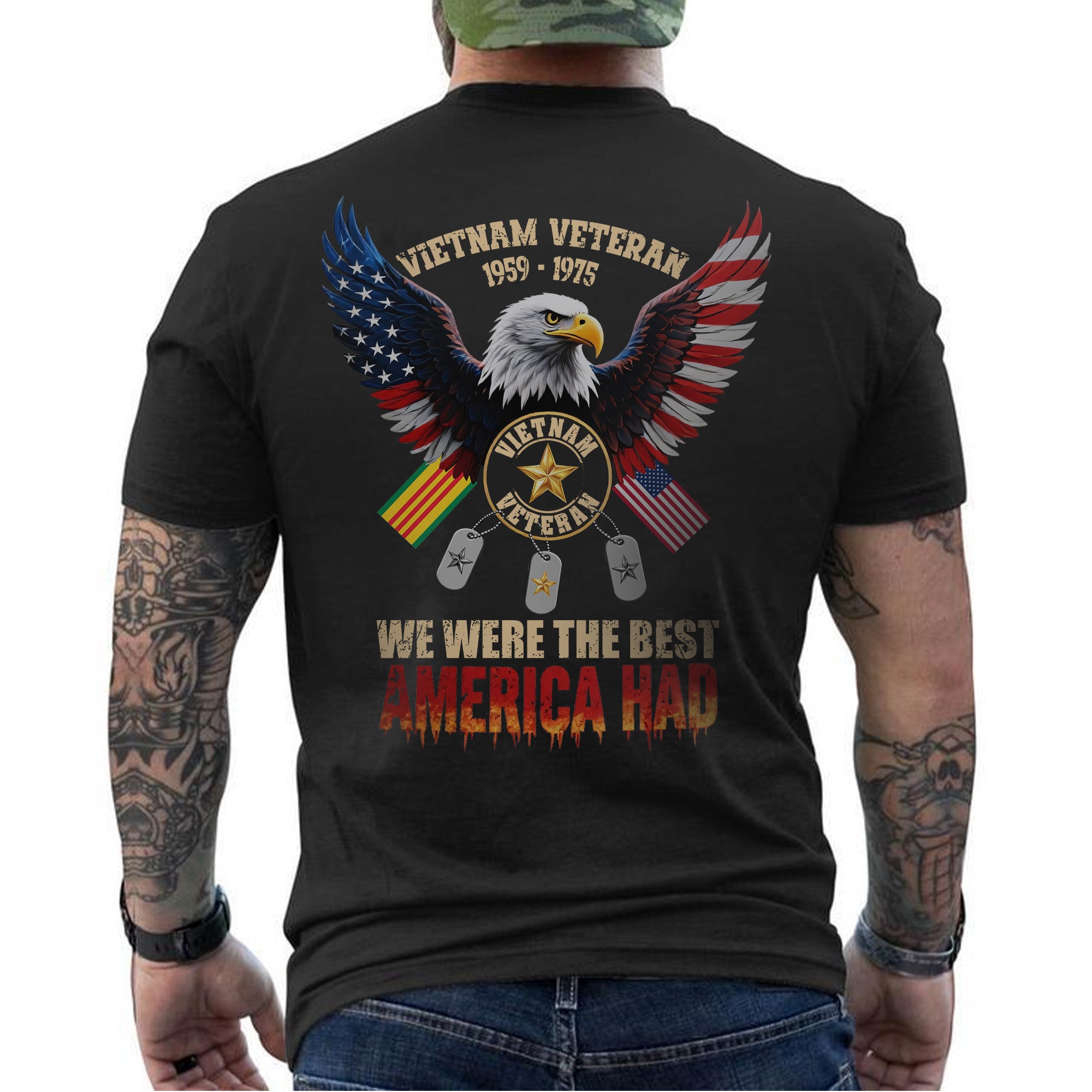 Vietnam 1959–1975 Veteran We Were the Best America Had Honoring Service Sacrifice and Pride T-Shirt