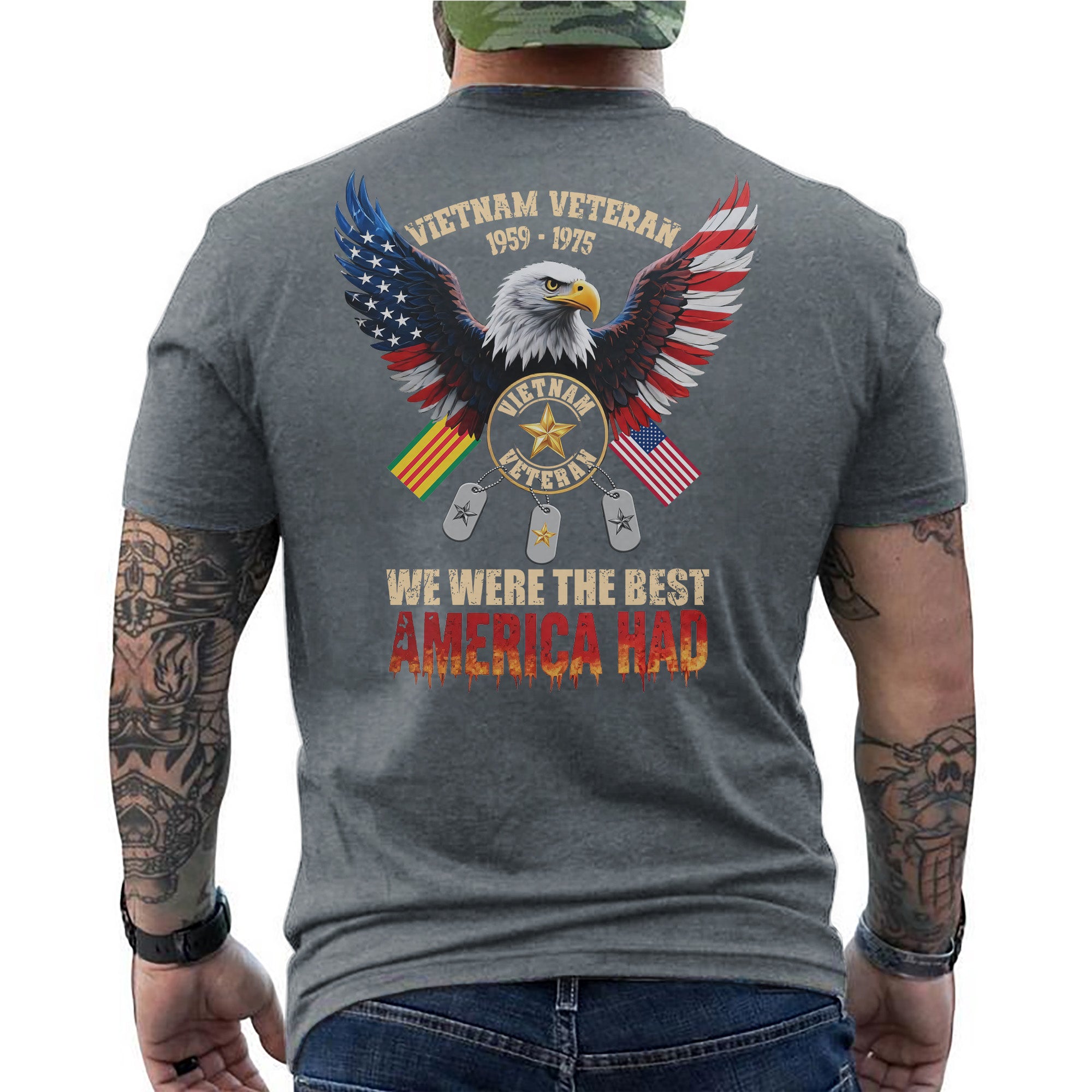 Vietnam 1959–1975 Veteran We Were the Best America Had Honoring Service Sacrifice and Pride T-Shirt