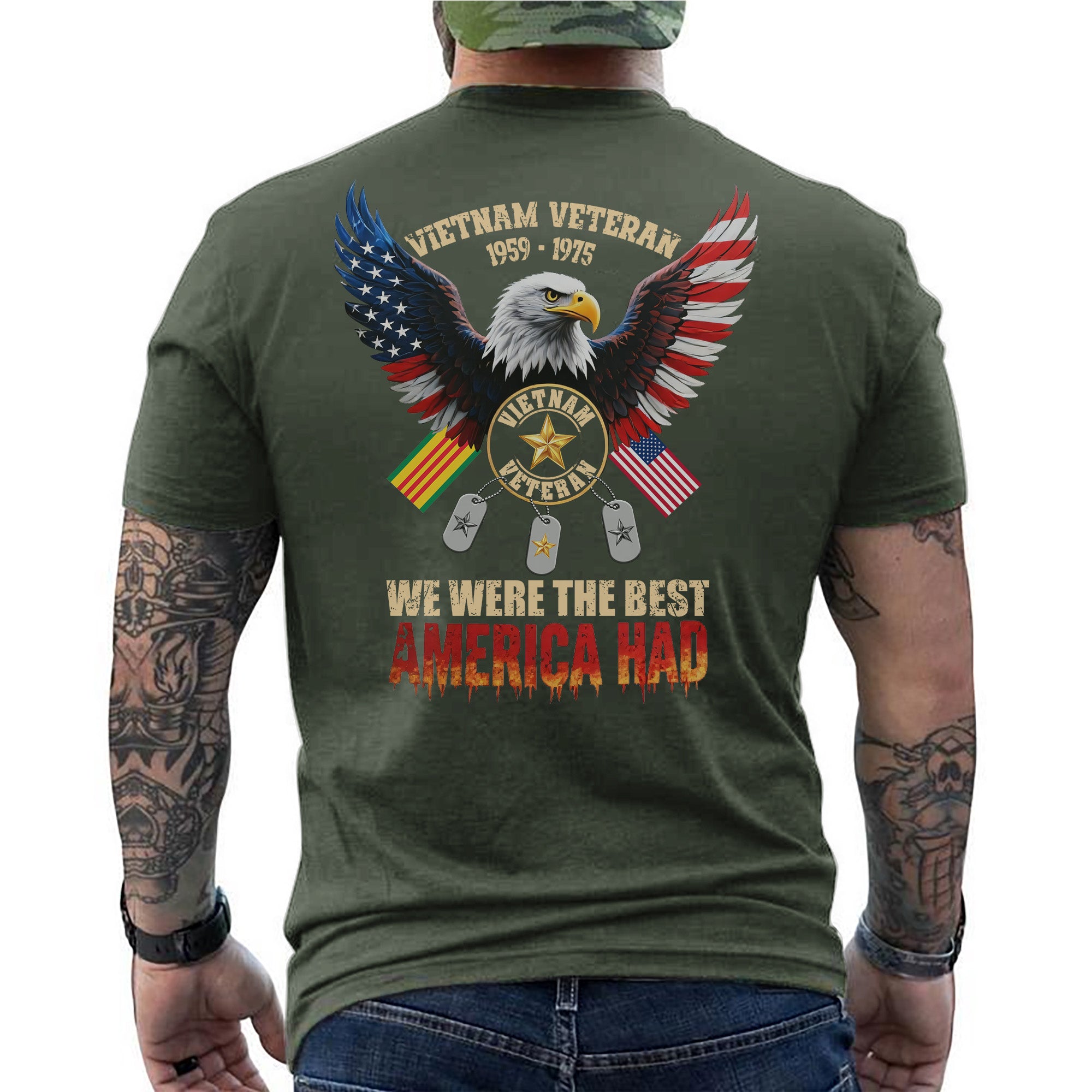Vietnam 1959–1975 Veteran We Were the Best America Had Honoring Service Sacrifice and Pride T-Shirt