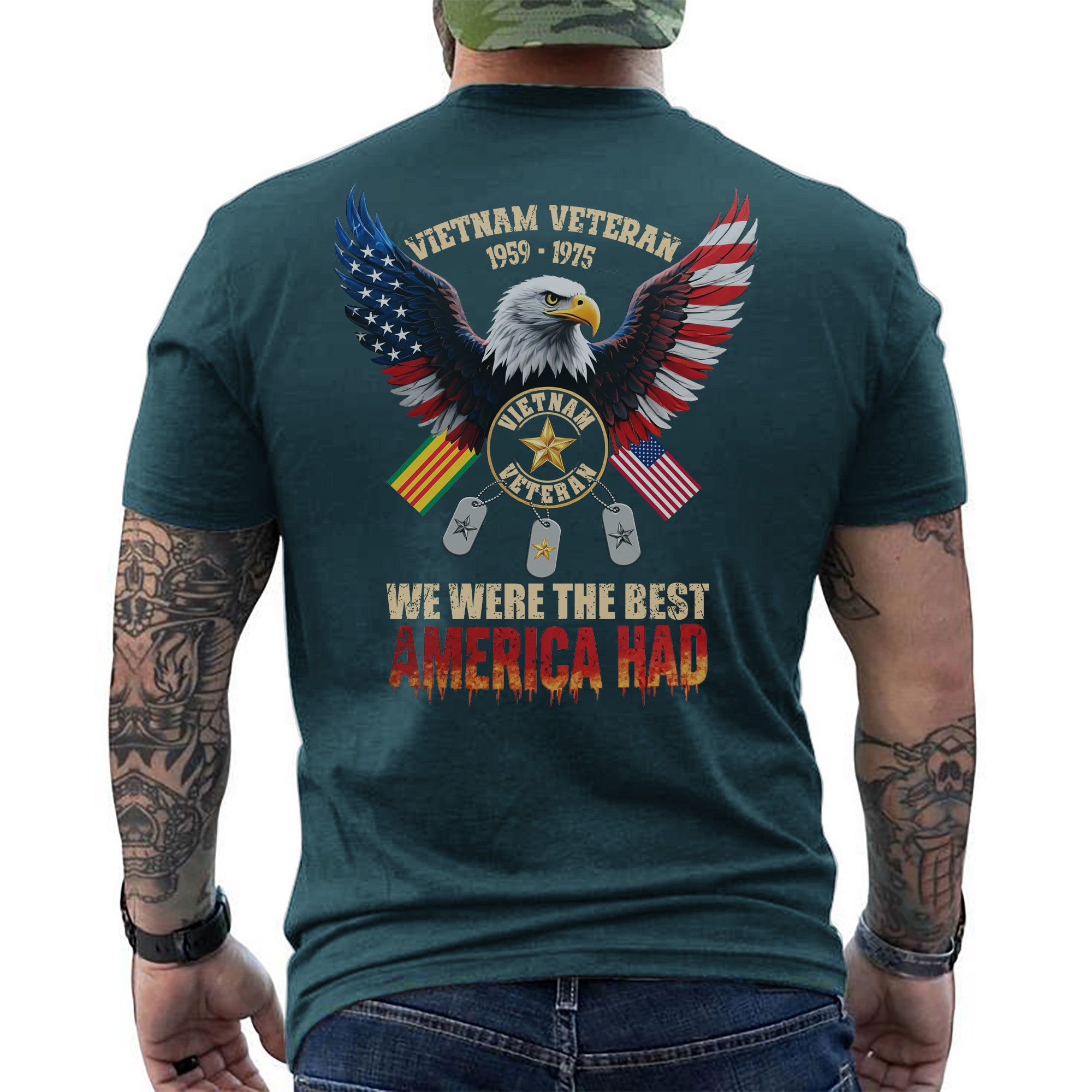 Vietnam 1959–1975 Veteran We Were the Best America Had Honoring Service Sacrifice and Pride T-Shirt