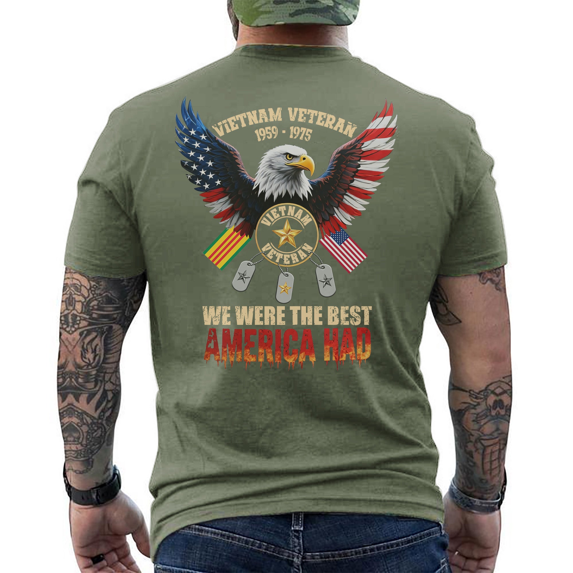 Vietnam 1959–1975 Veteran We Were the Best America Had Honoring Service Sacrifice and Pride T-Shirt