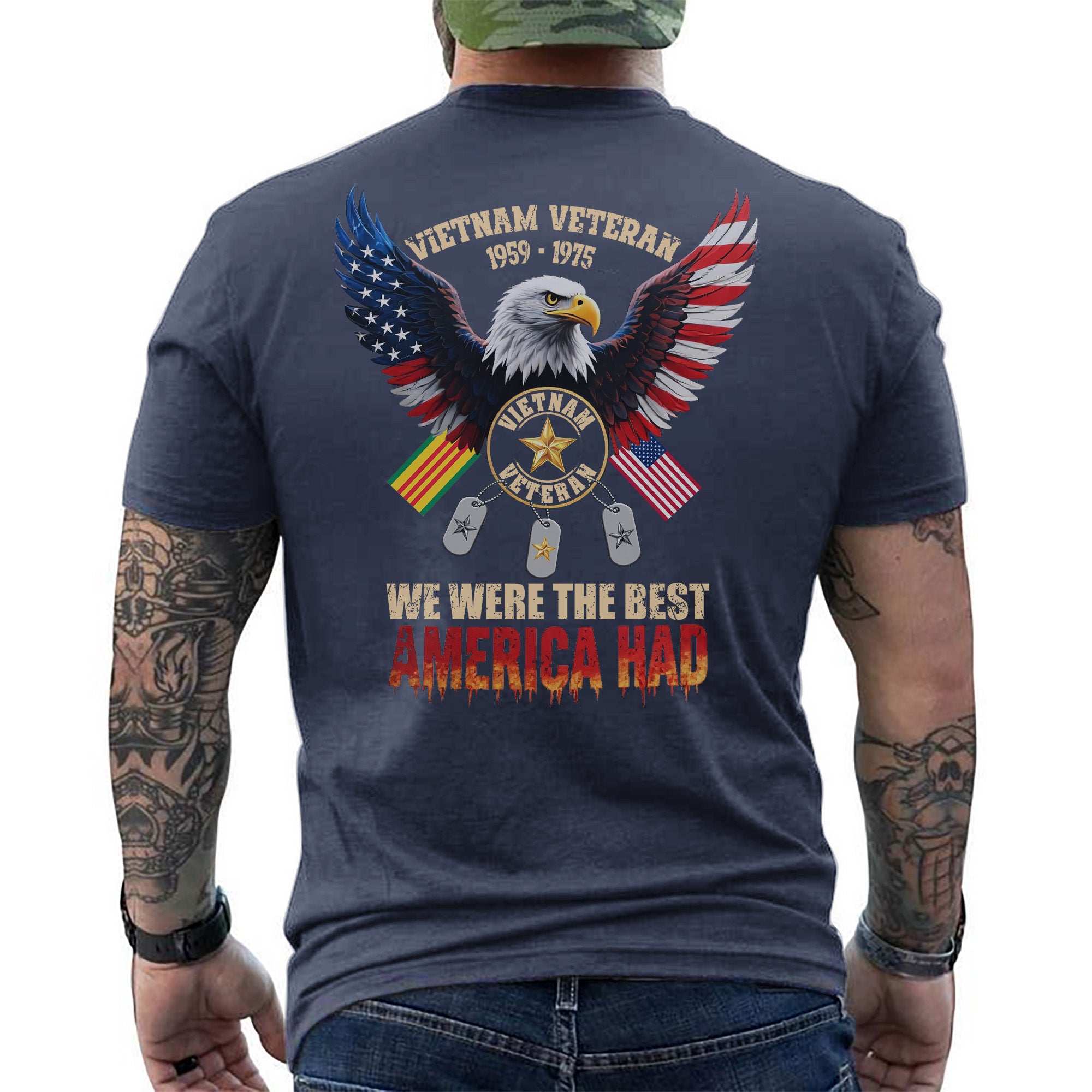 Vietnam 1959–1975 Veteran We Were the Best America Had Honoring Service Sacrifice and Pride T-Shirt