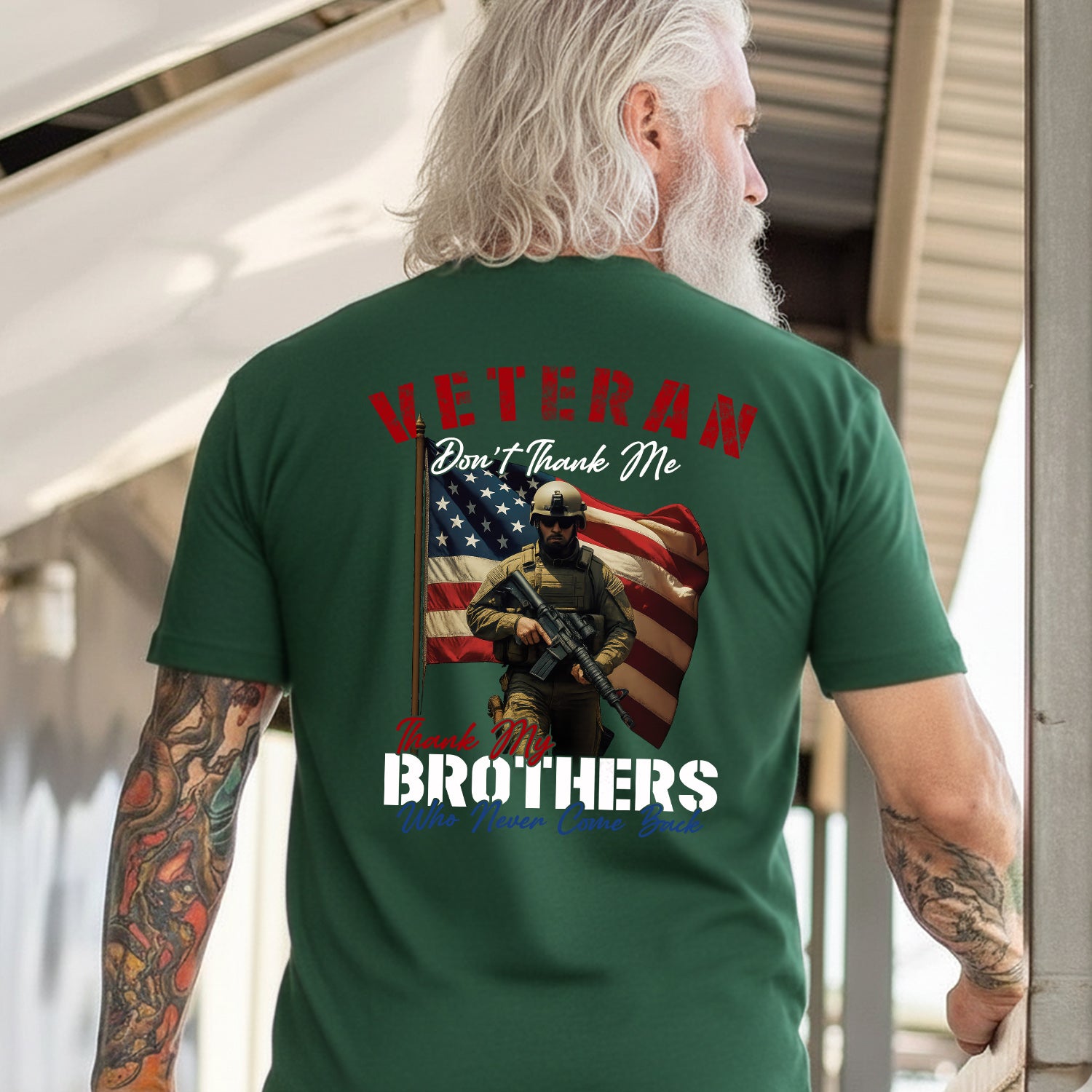 Veteran Don’t Thank Me Thank My Brothers T-Shirt