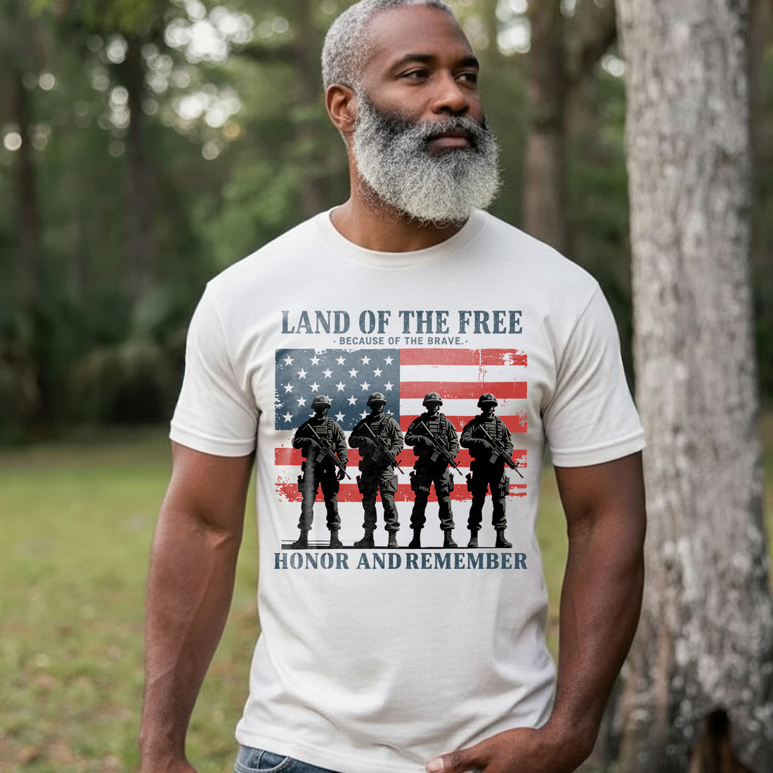 Land of the Free Because of the Brave T-Shirt