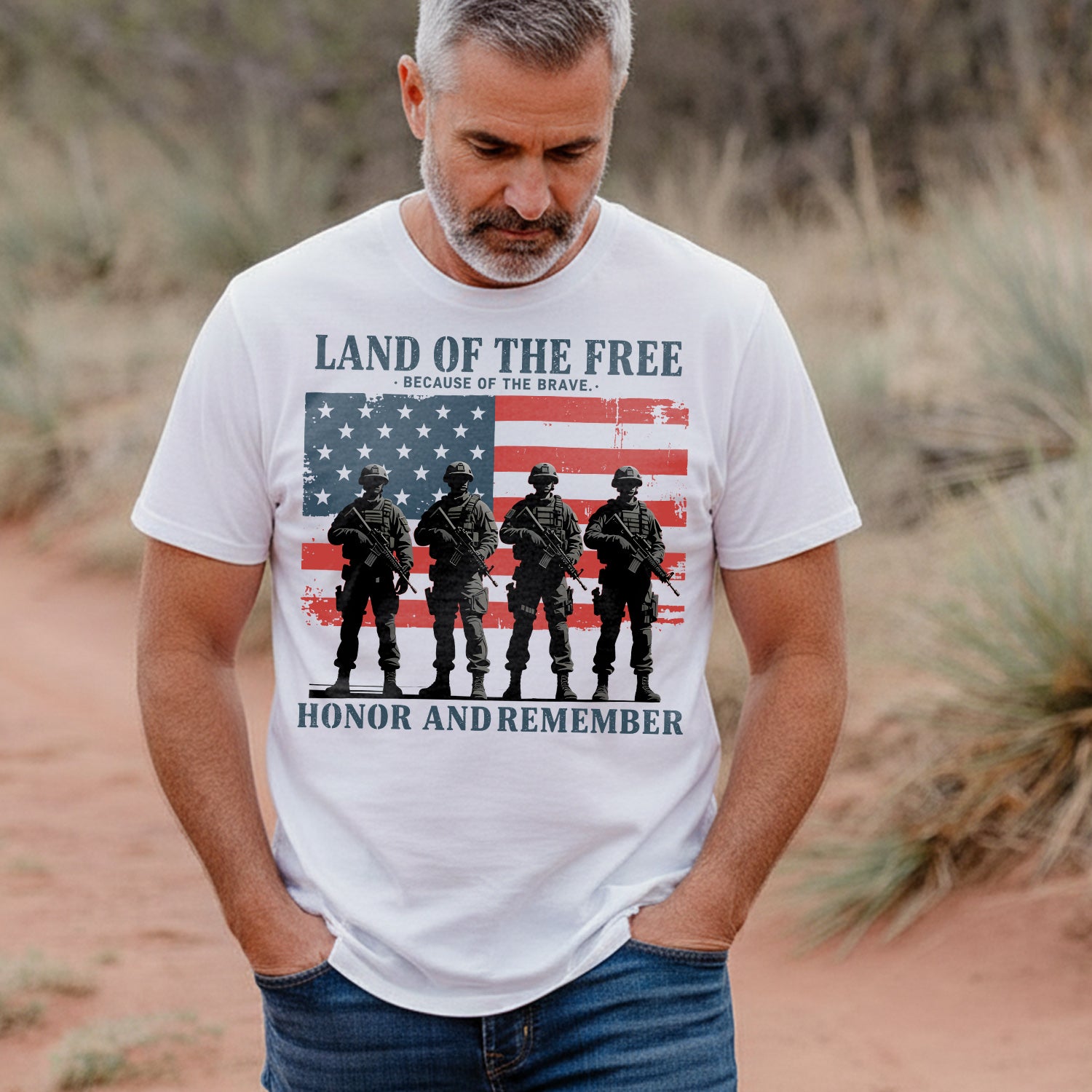 Land of the Free Because of the Brave T-Shirt