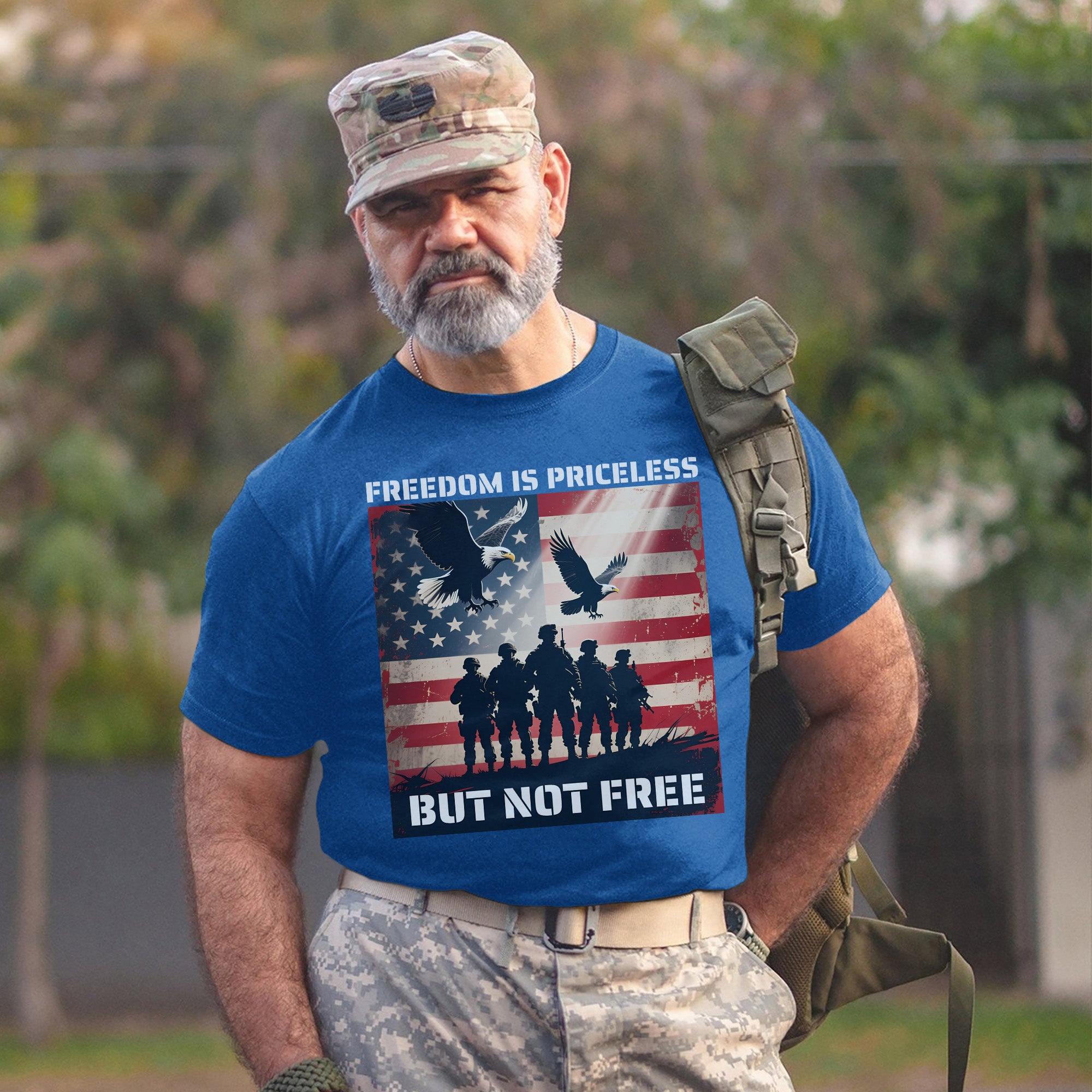Freedom Is Priceless But Not Free Honoring the Brave Who Paid the Cost for Liberty and Peace T-Shirt