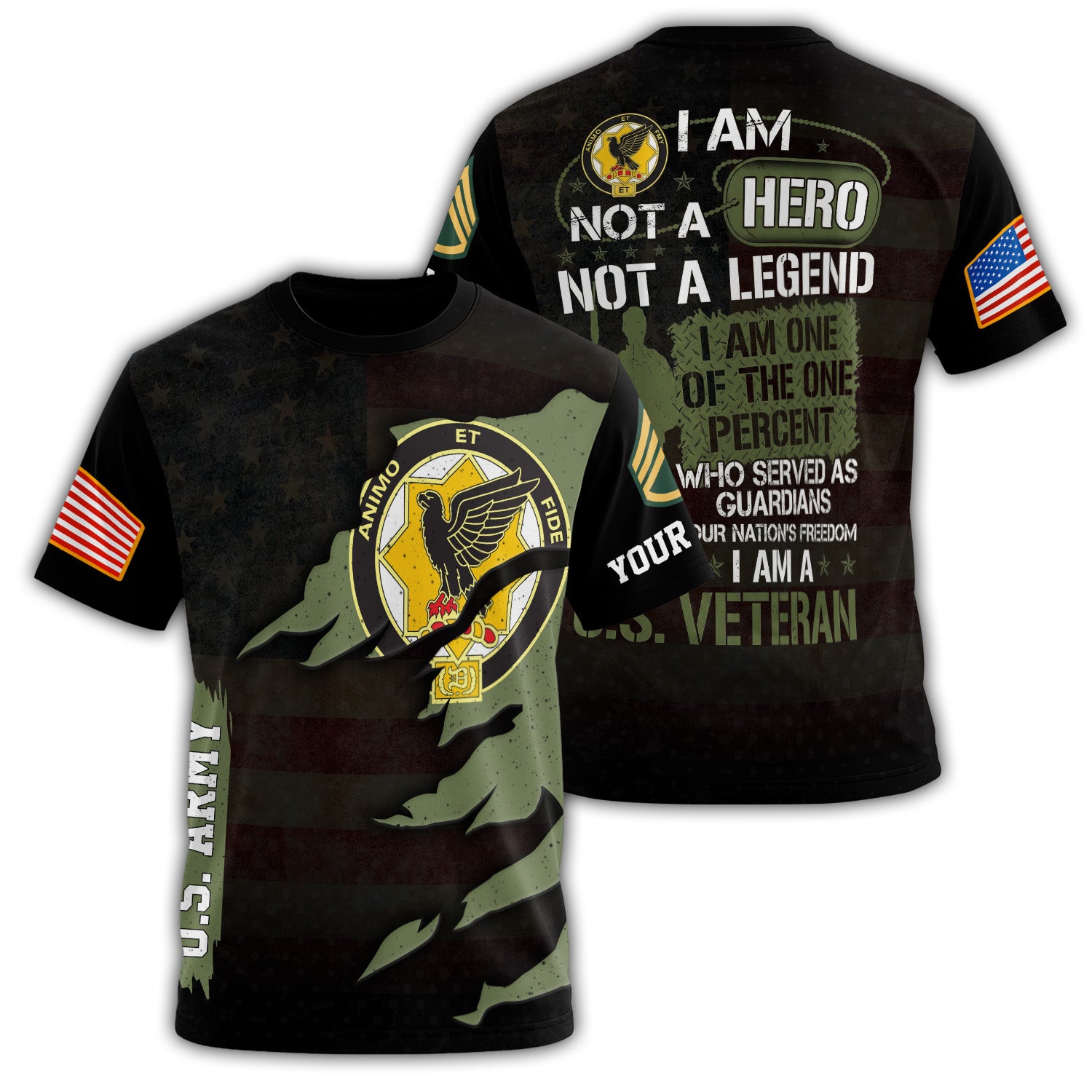 I Am One of the One Percent All-over Print Personalized T-Shirt