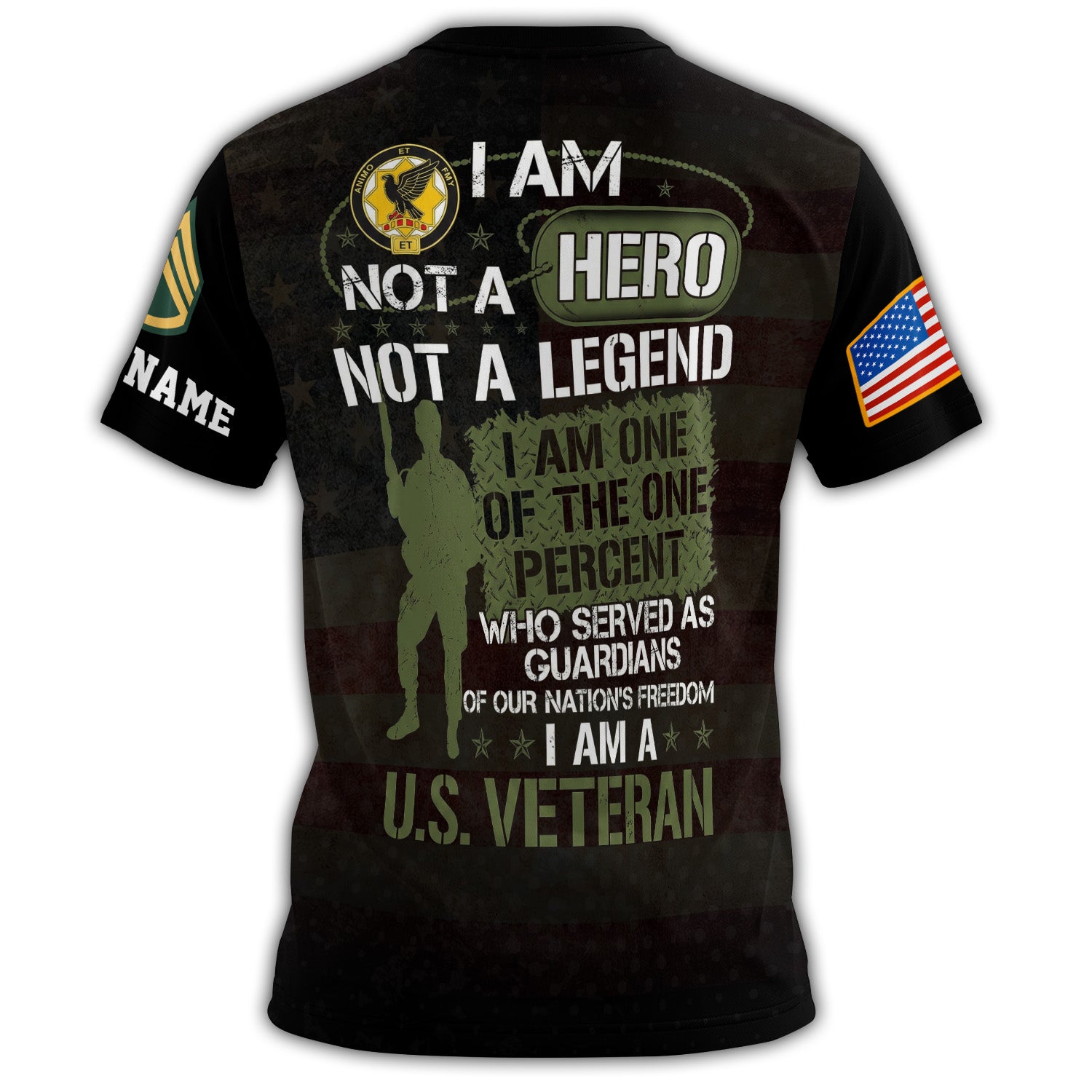 I Am One of the One Percent All-over Print Personalized T-Shirt