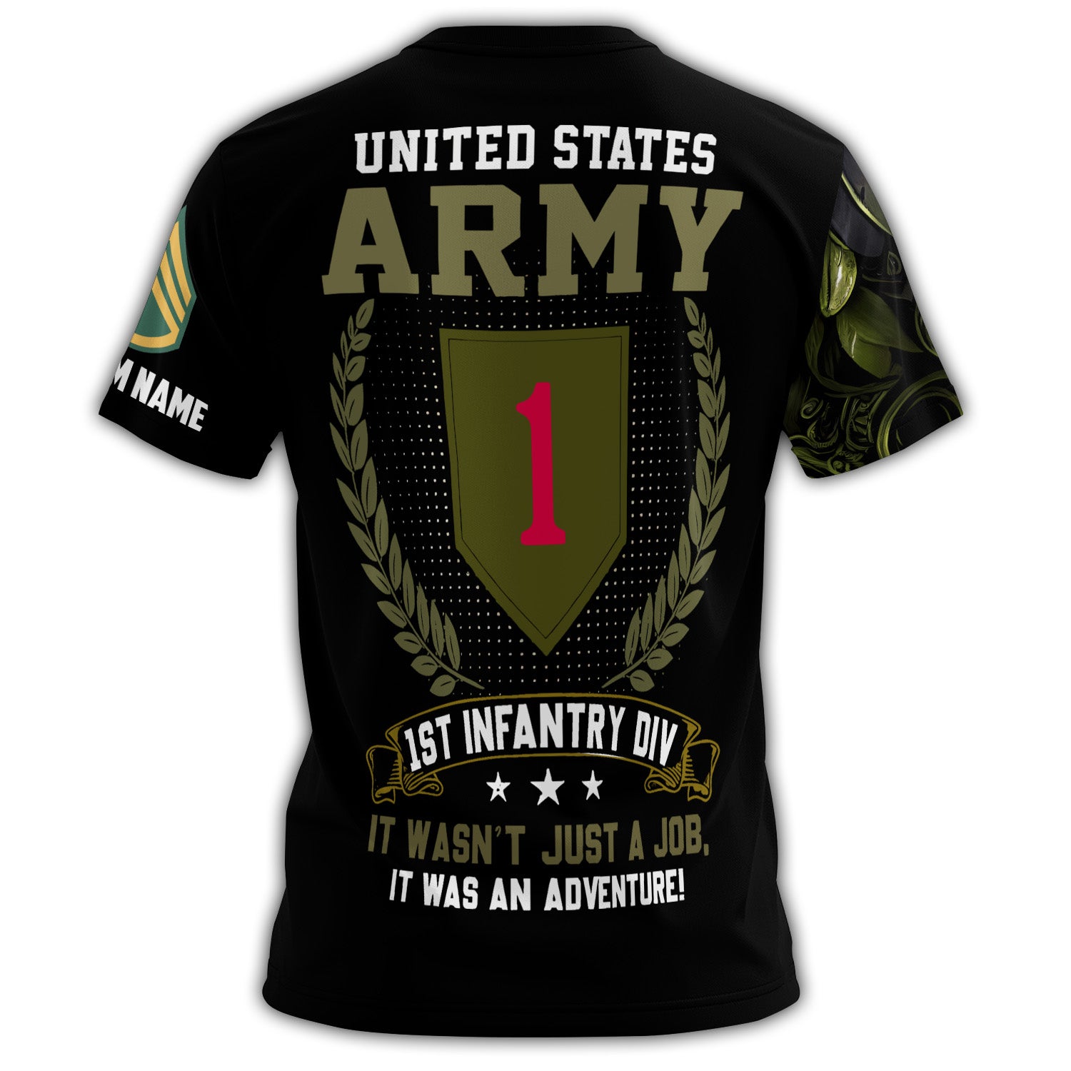 Eagle Spirit of the First Infantry All-over Print Personalized T-Shirt