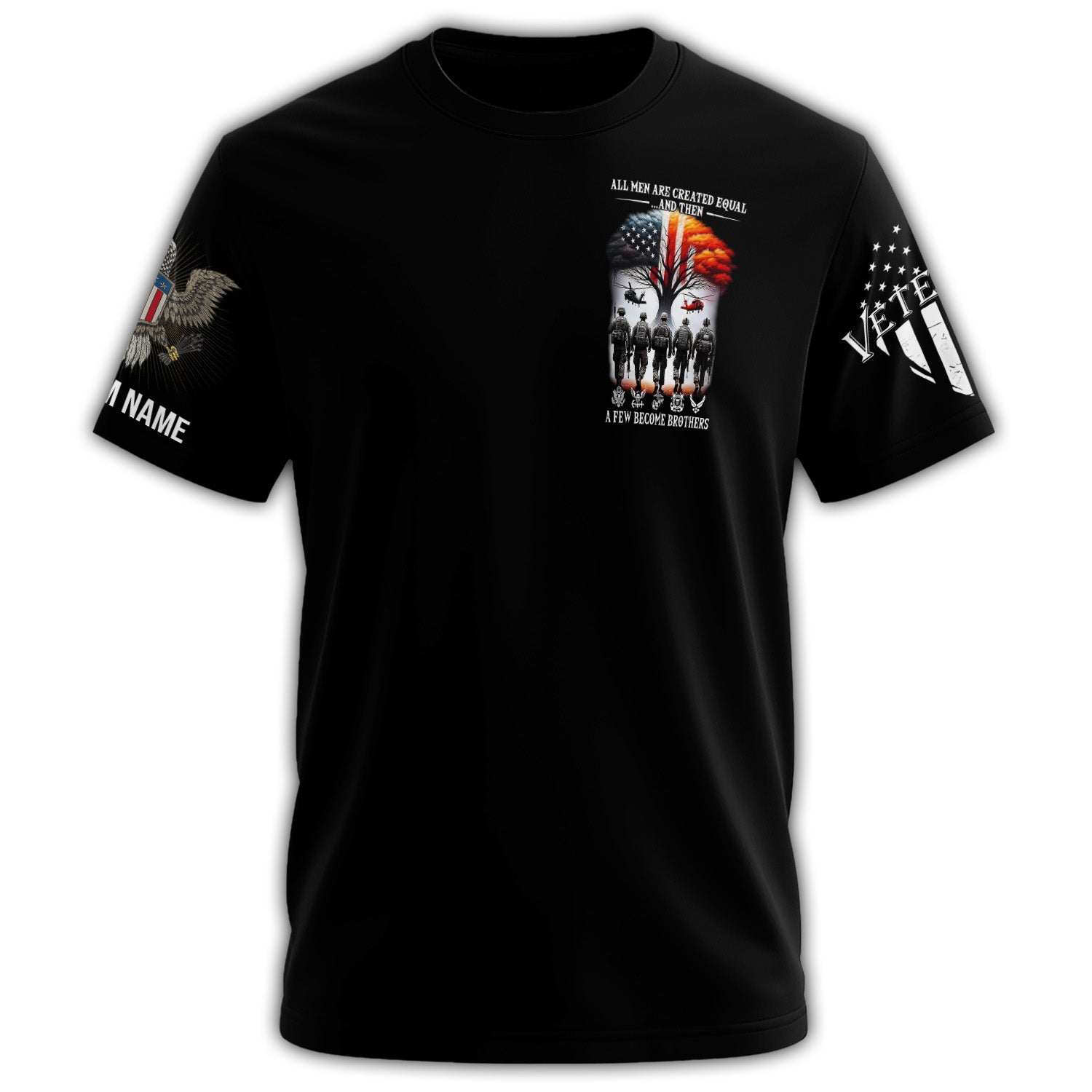 A Few Become Brothers in Service All-over Print Personalized T-Shirt
