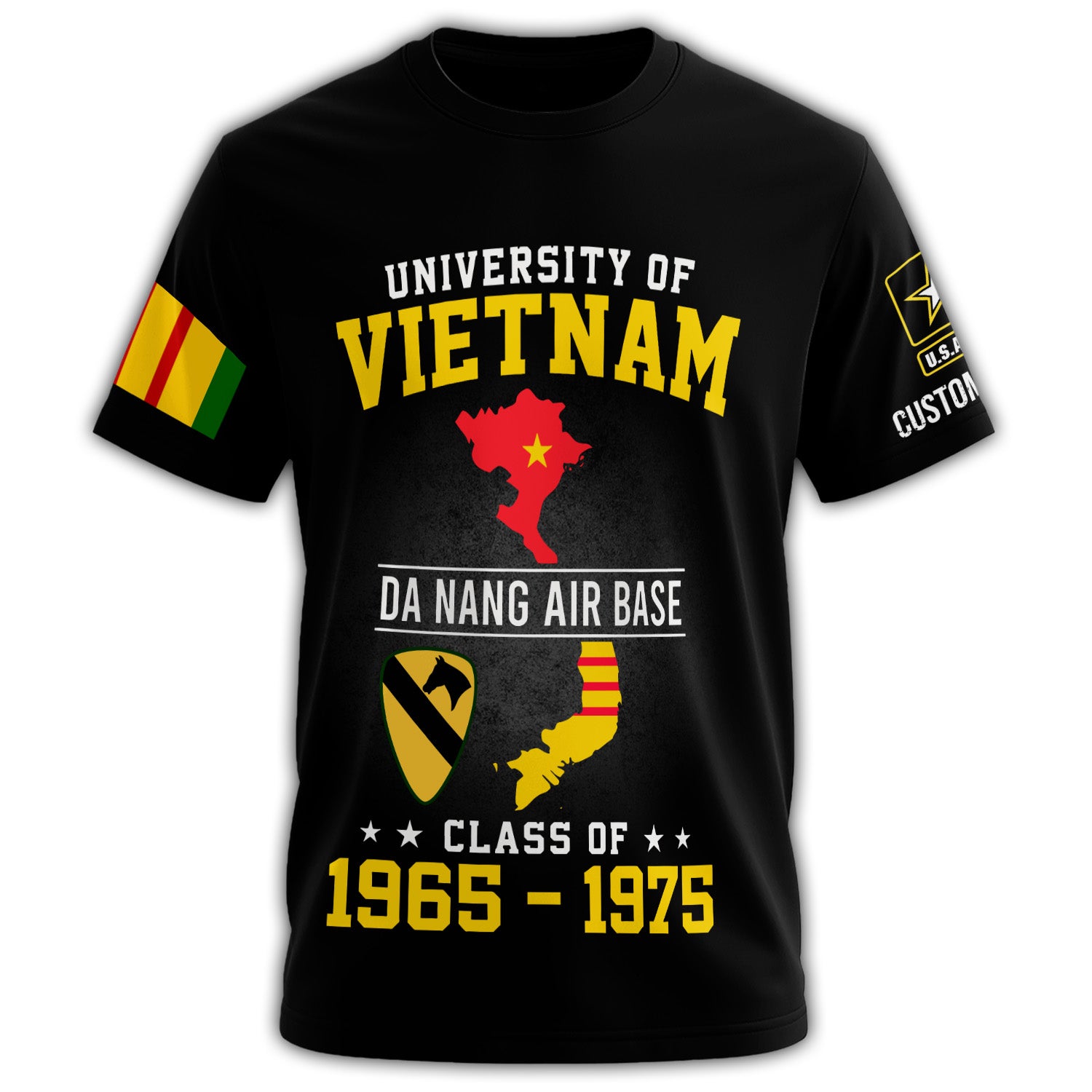 Da Nang Air Base Vietnam Class Legacy All-over Print Personalized T-Shirt Secondary image