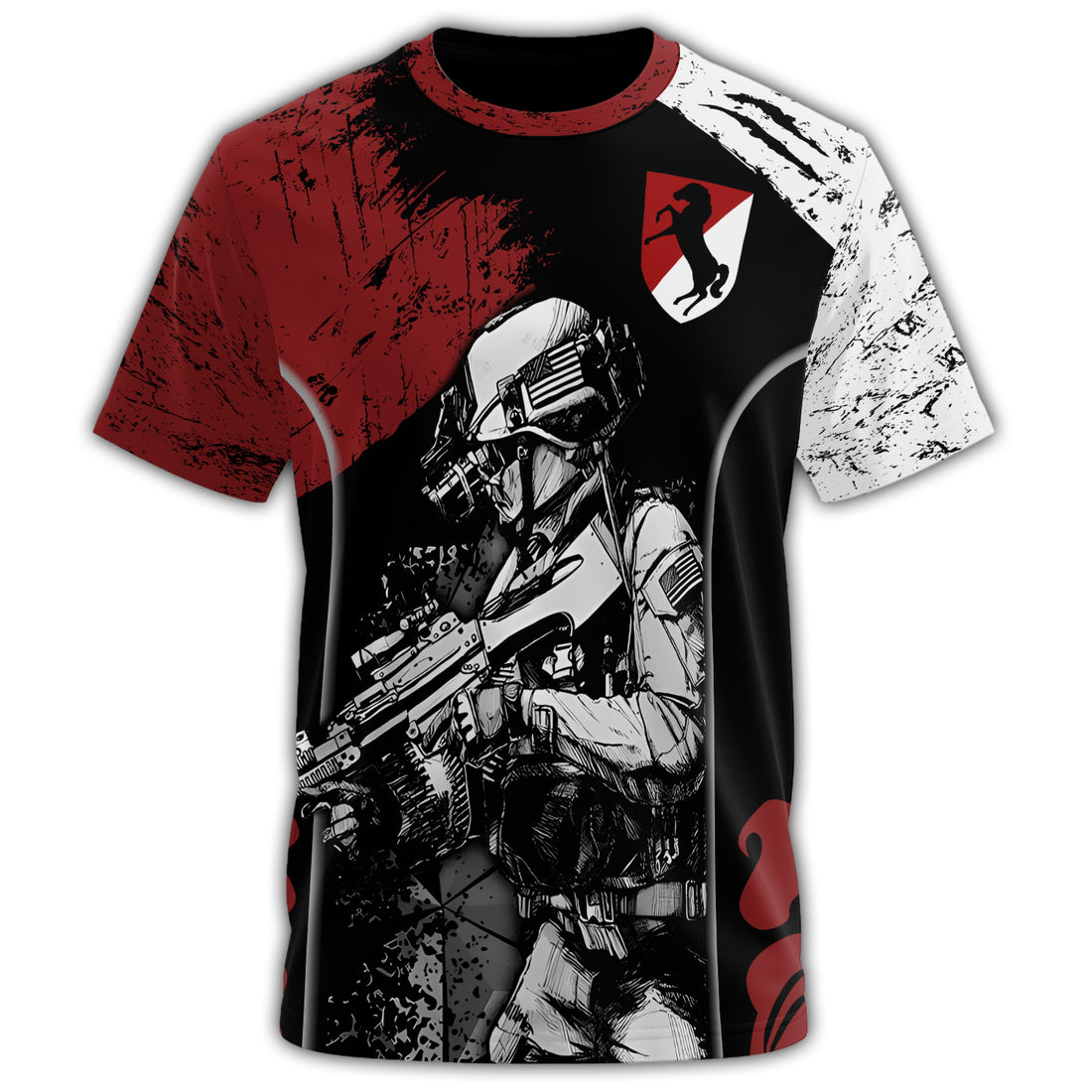 Old But Still Dangerous Veteran Spirit All-over Print T-Shirt