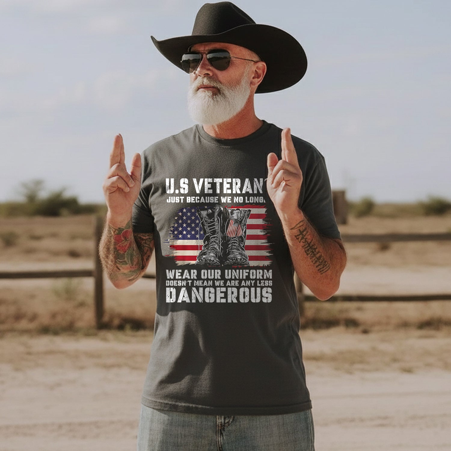 US Veterans Just Because We No Longer Wear T-Shirt