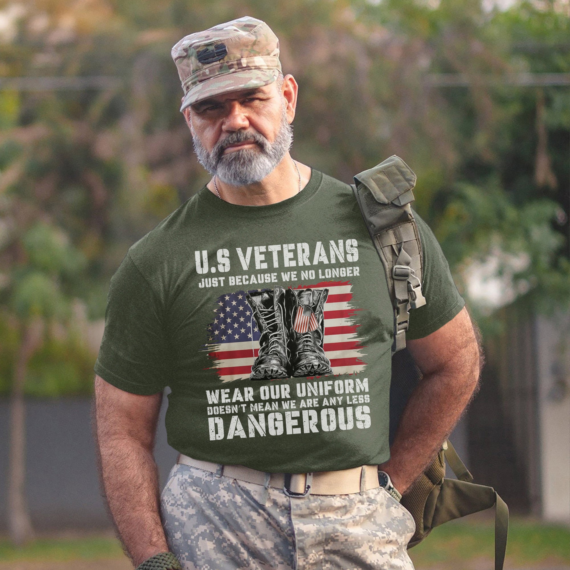 US Veterans Just Because We No Longer Wear T-Shirt