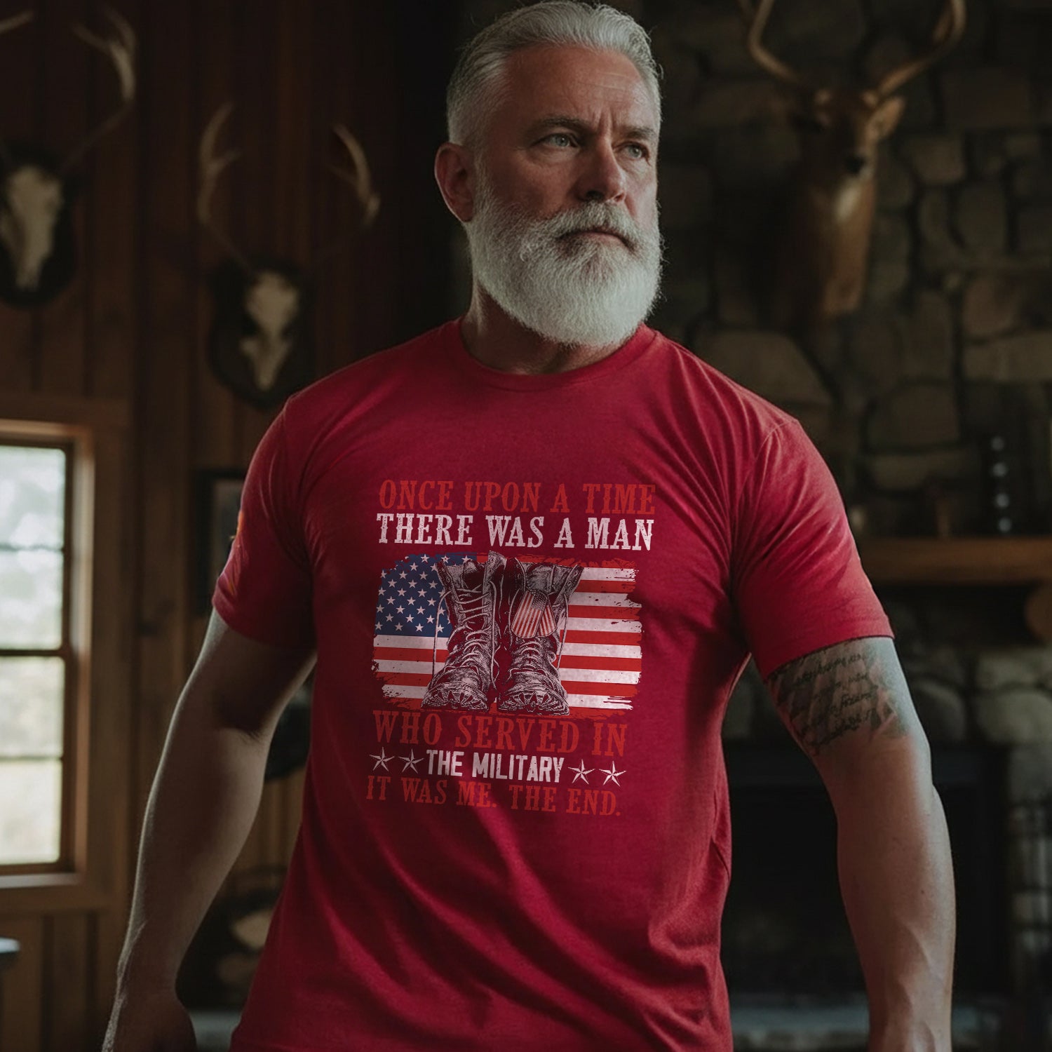 Once Upon a Time There Was a Man Who T-Shirt Secondary image