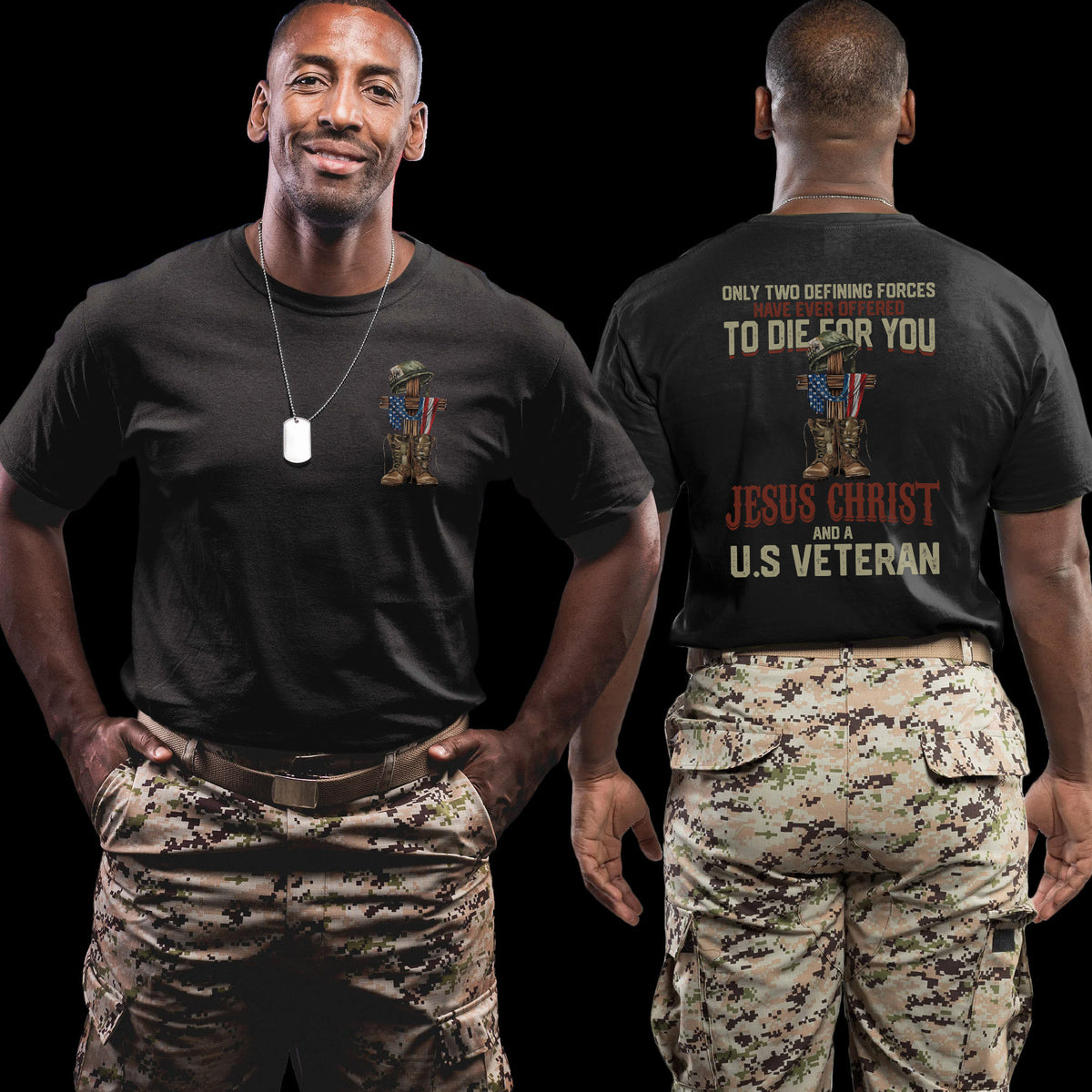 Only Two Defining Forces Offered to Die T-Shirt Main image