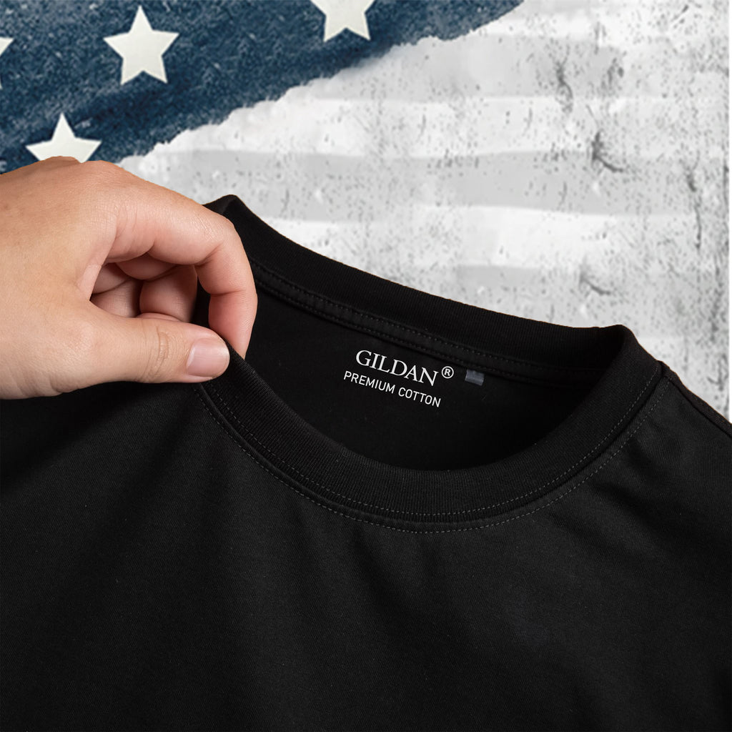 Only Two Defining Forces Offered to Die for You Jesus Christ and a US Veteran Patriotic Faith T-Shirt