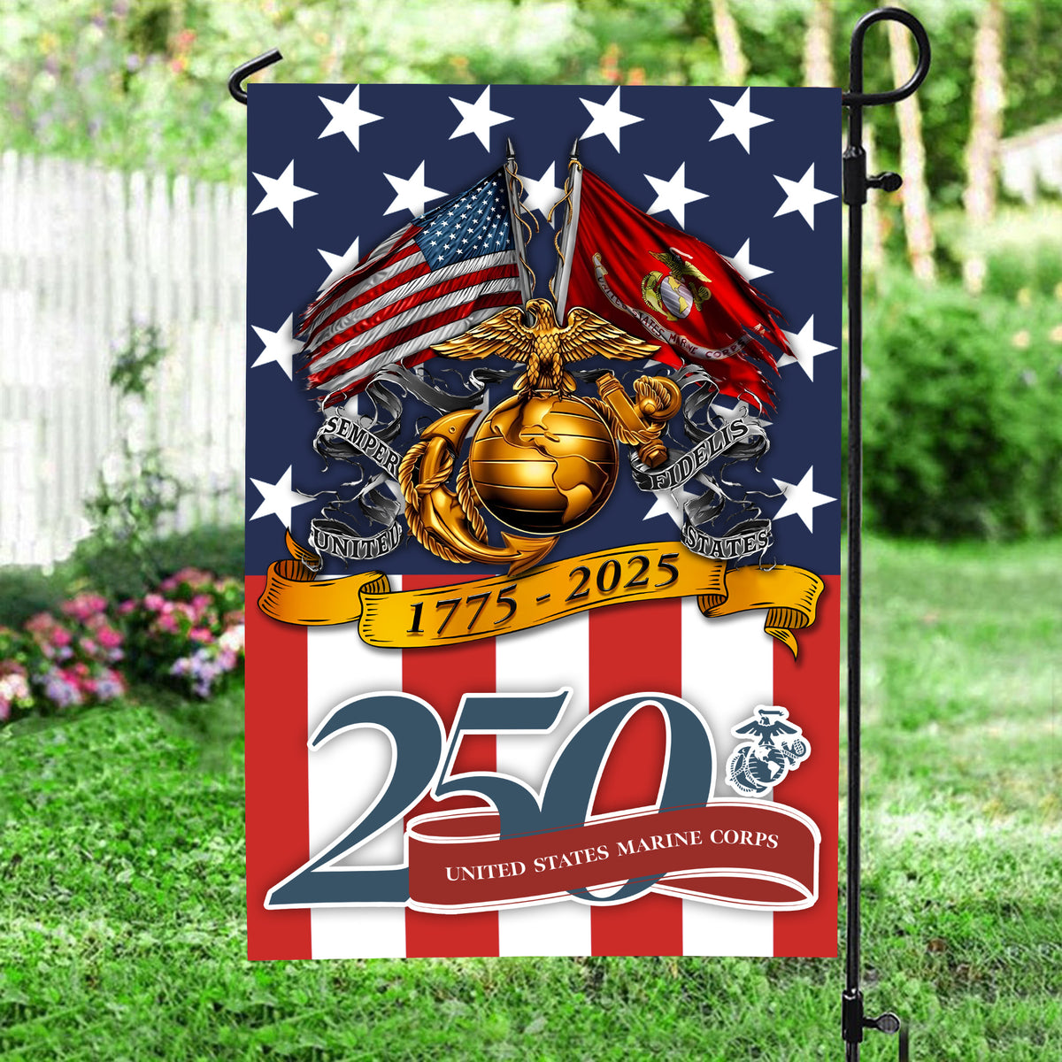 U.S. Marine Corps 250 Years Honor Flag Main image
