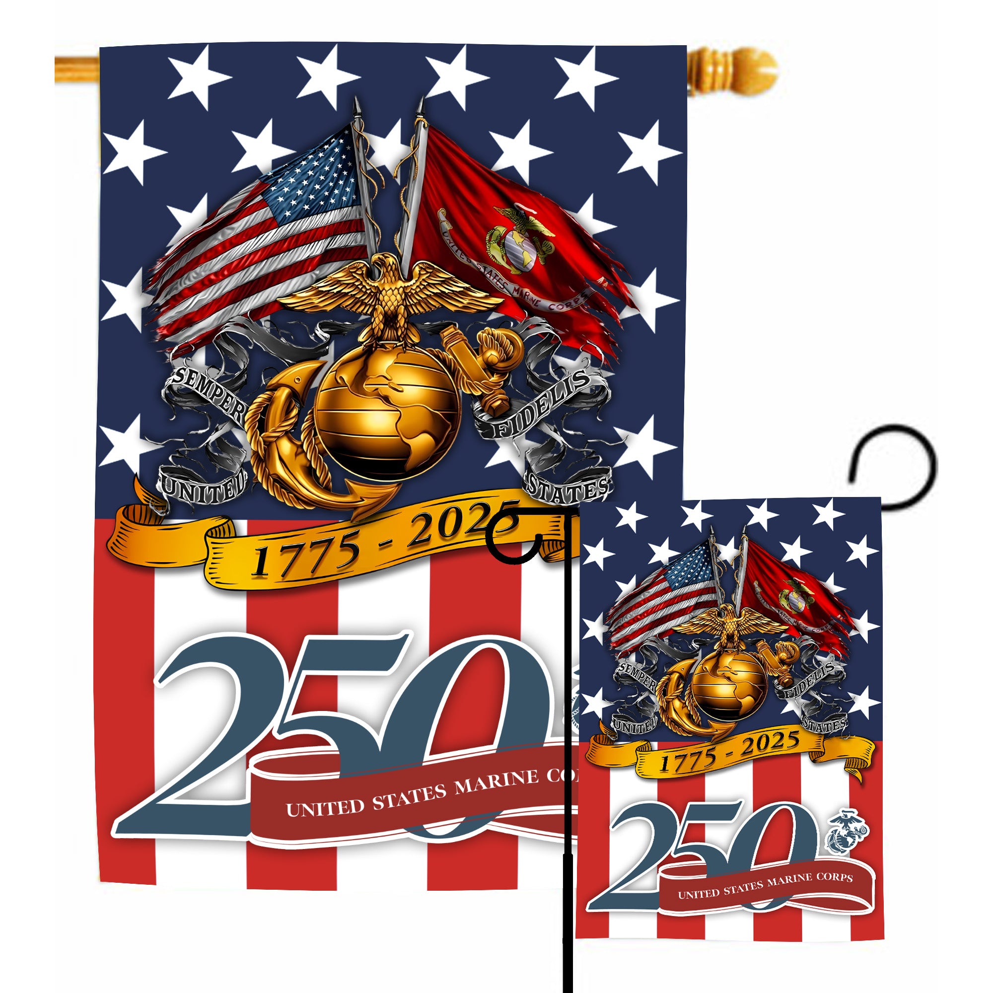 U.S. Marine Corps 250 Years Honor Flag