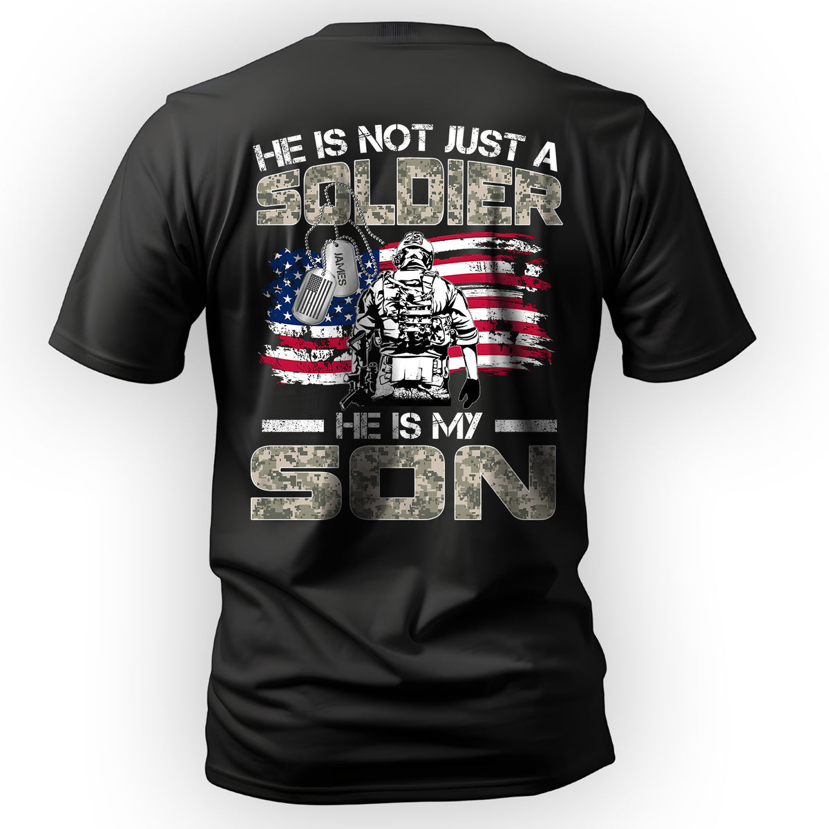 US Army He Is Not Just a Personalized T-Shirt Main image