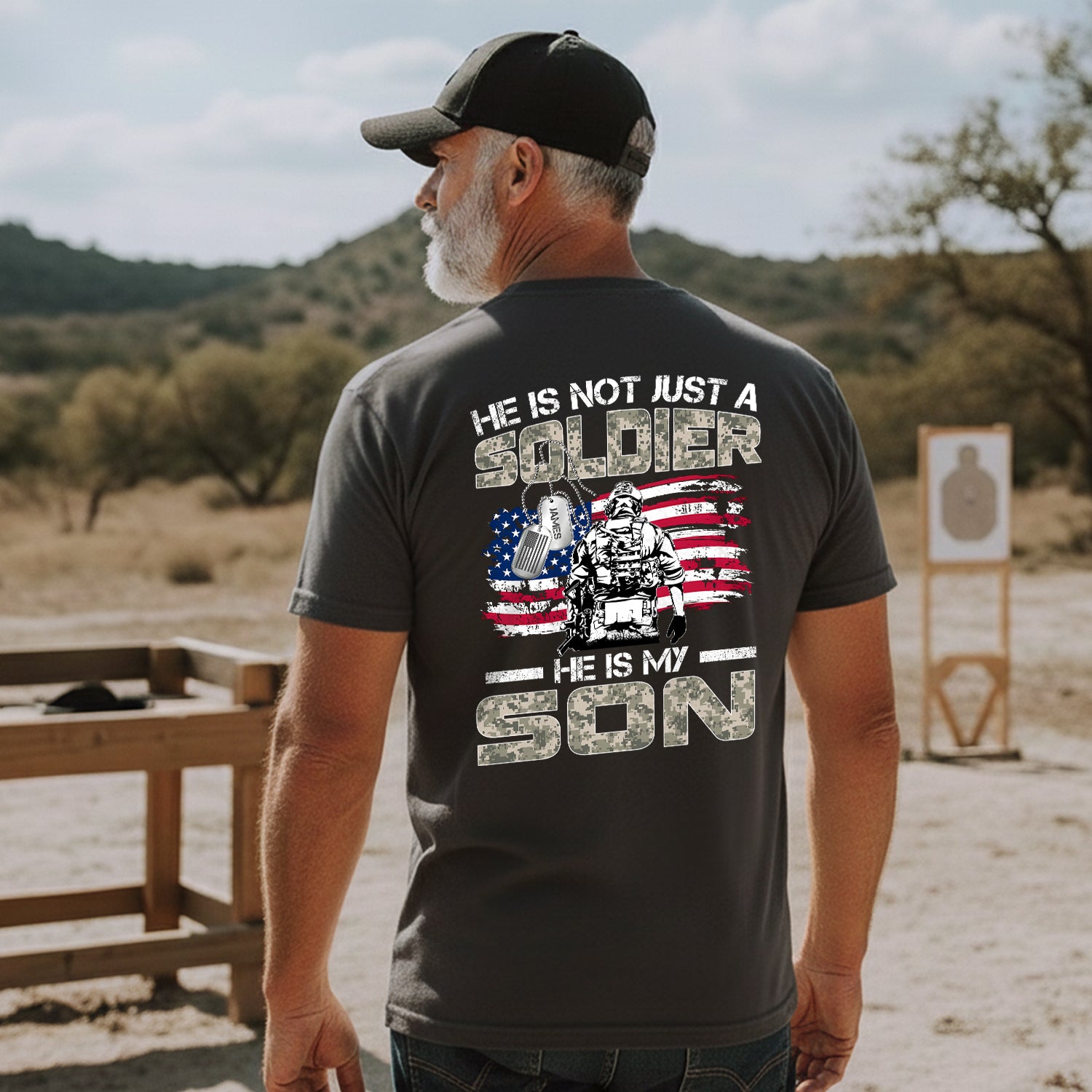 US Army He Is Not Just a Personalized T-Shirt