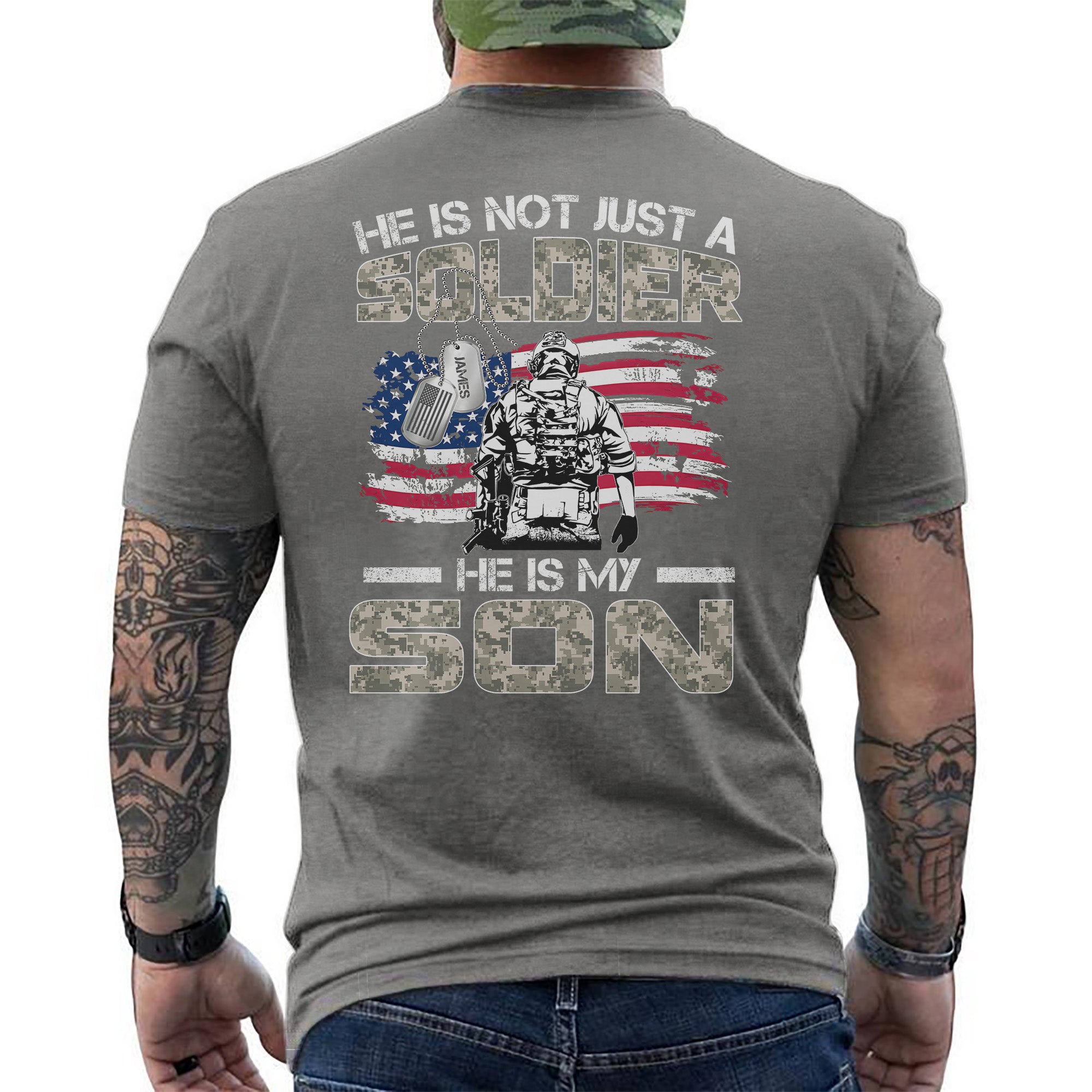 US Army He Is Not Just a Personalized T-Shirt