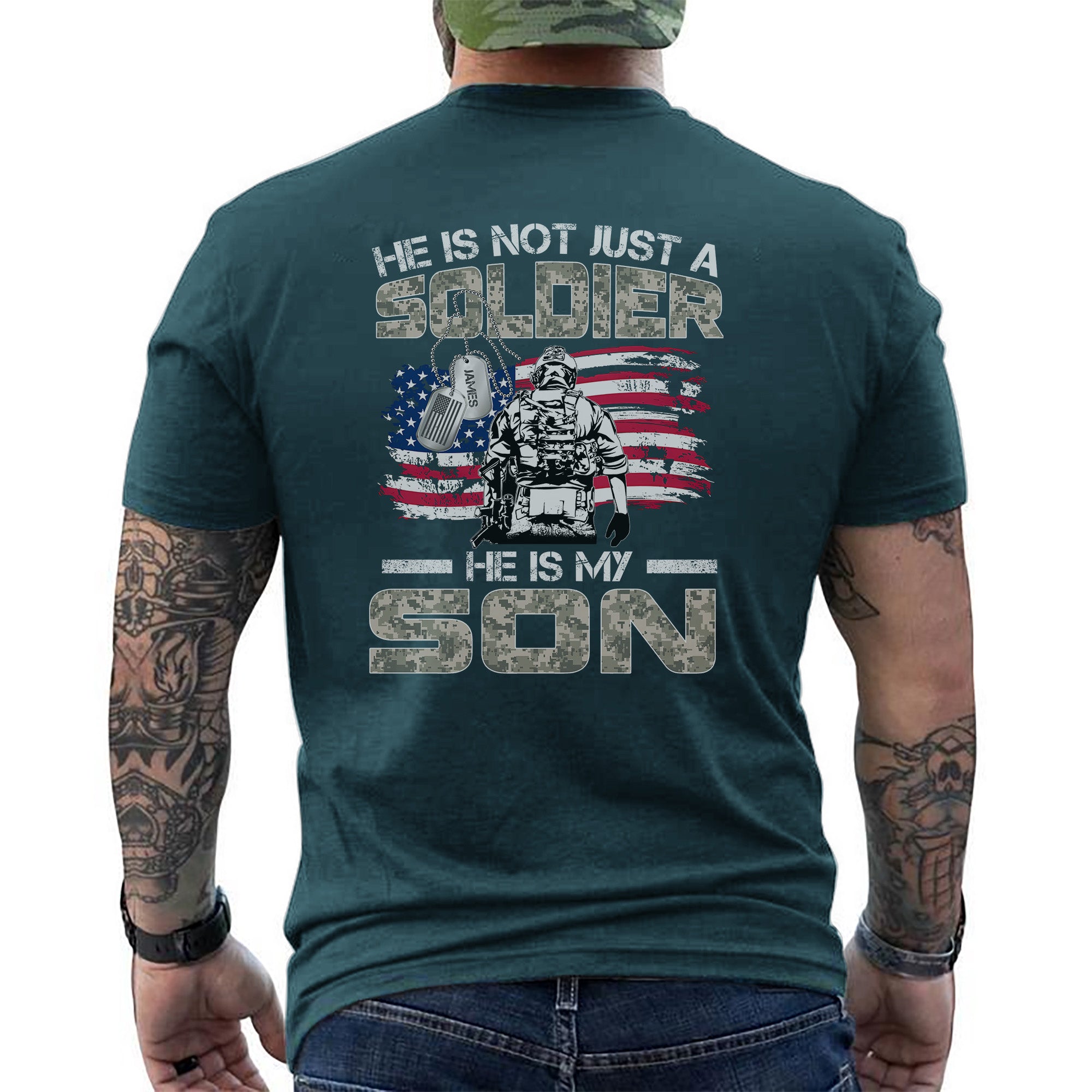 US Army He Is Not Just a Personalized T-Shirt