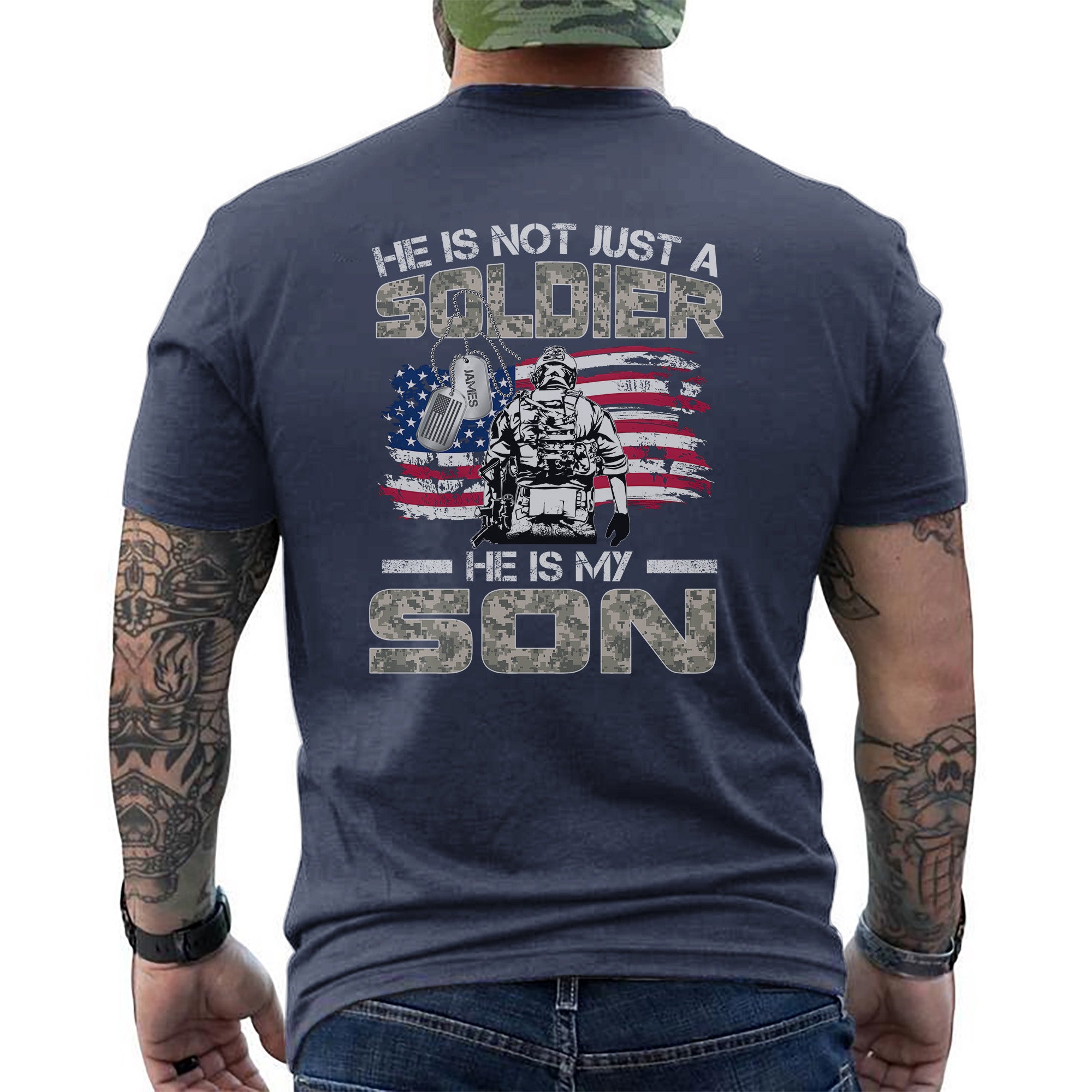 US Army He Is Not Just a Personalized T-Shirt