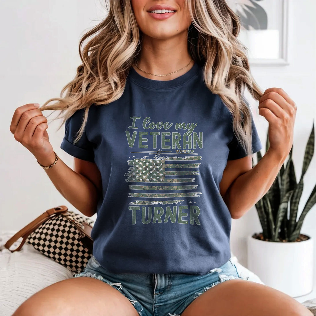 Love My Veteran Personalized Comfort Colors T-Shirt