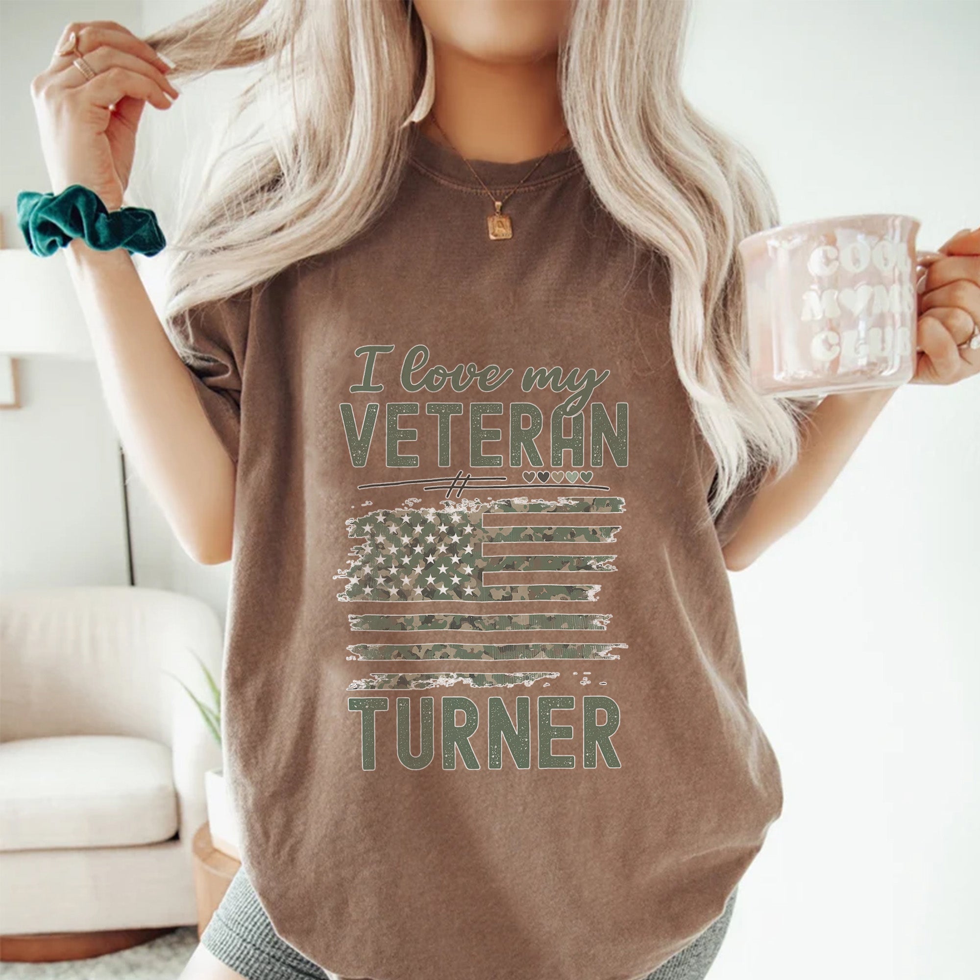 Love My Veteran Personalized Comfort Colors T-Shirt