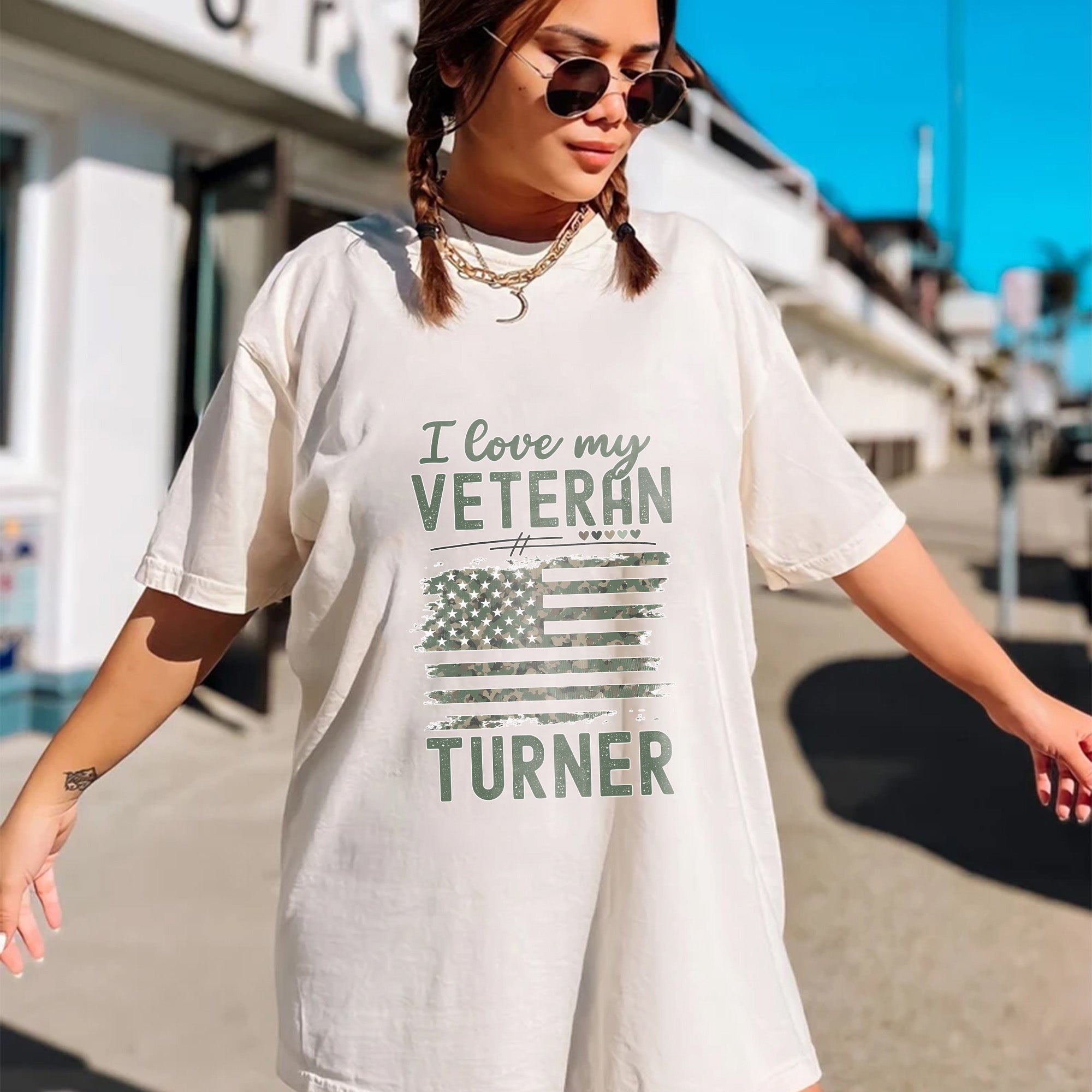 Love My Veteran Personalized Comfort Colors T-Shirt