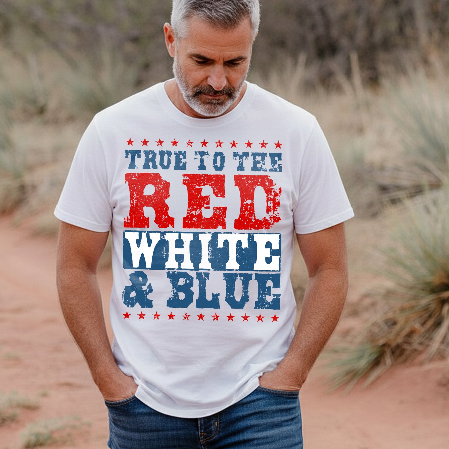 True to the Red White and Blue American T-Shirt