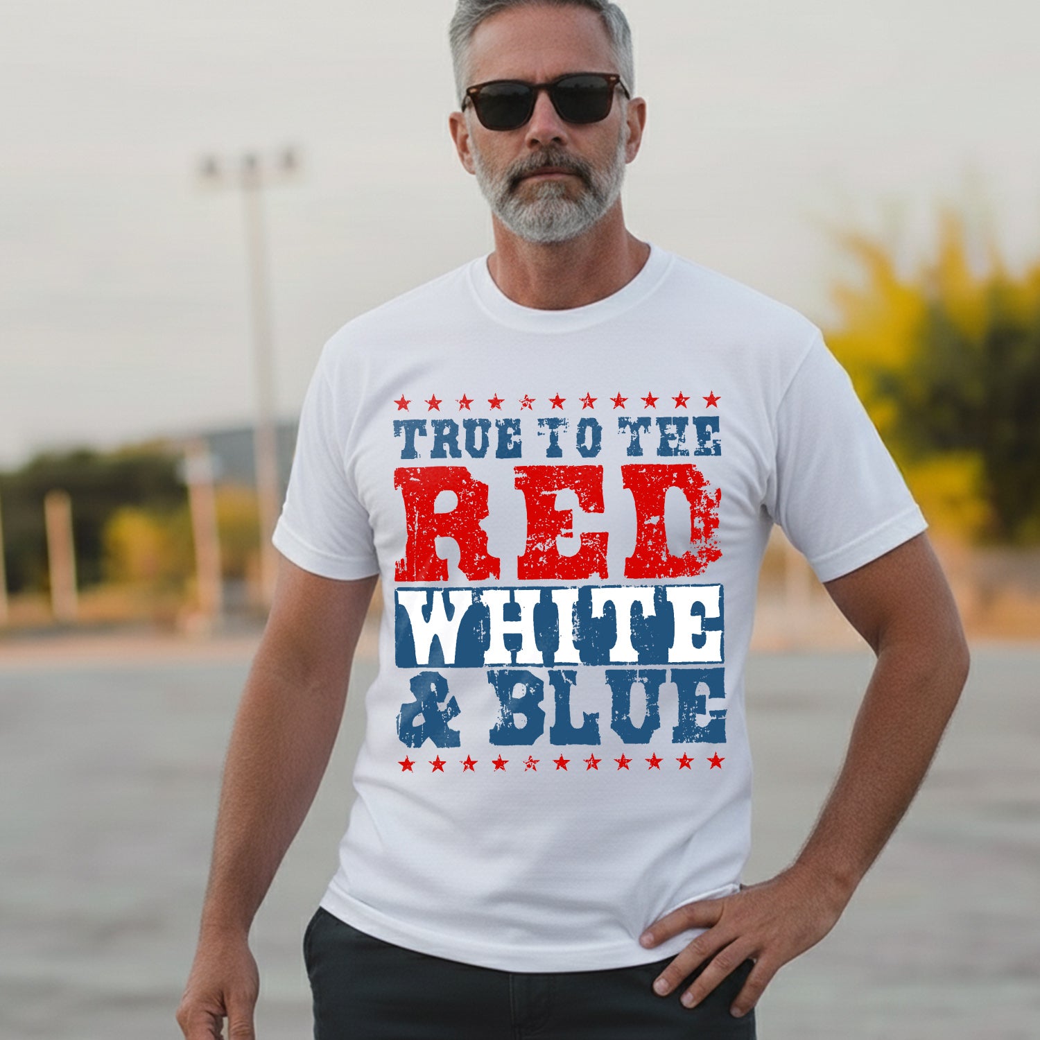 True to the Red White and Blue American T-Shirt