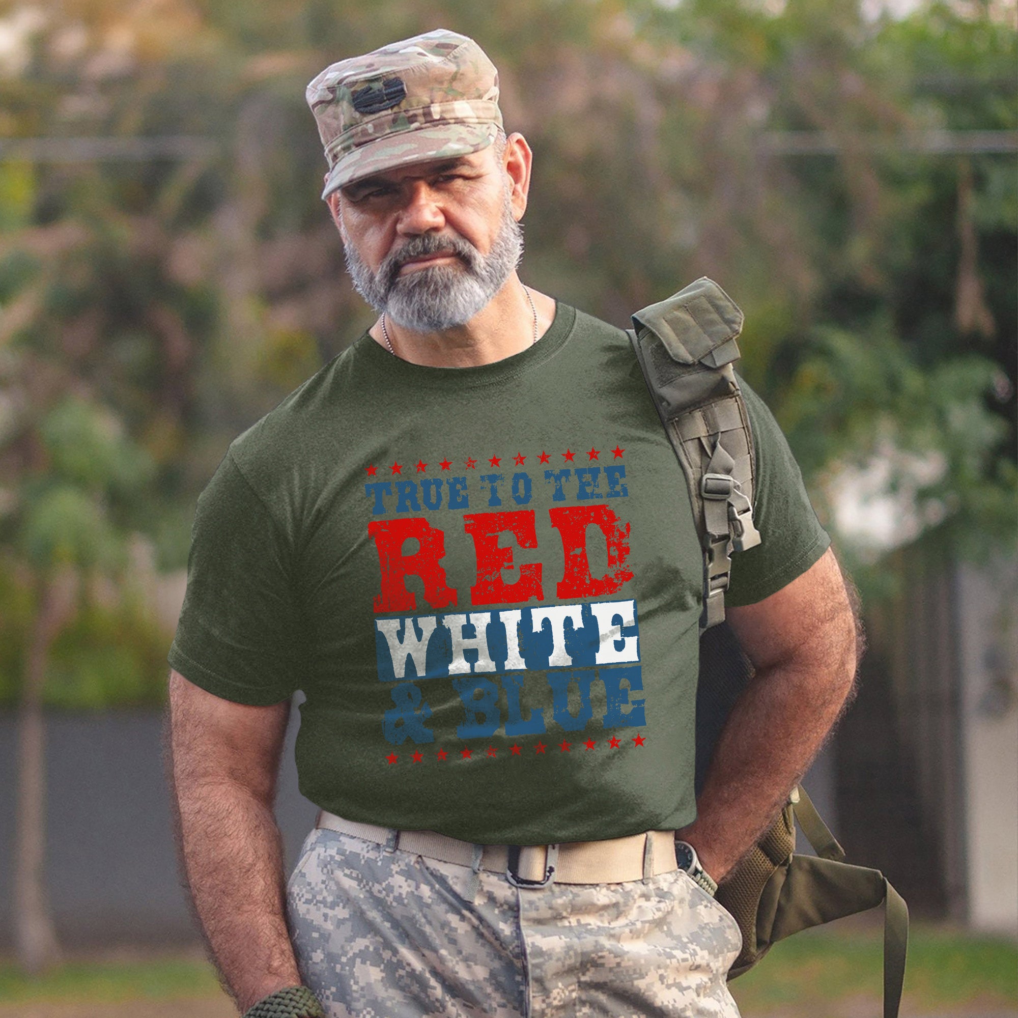 True to the Red White and Blue American T-Shirt