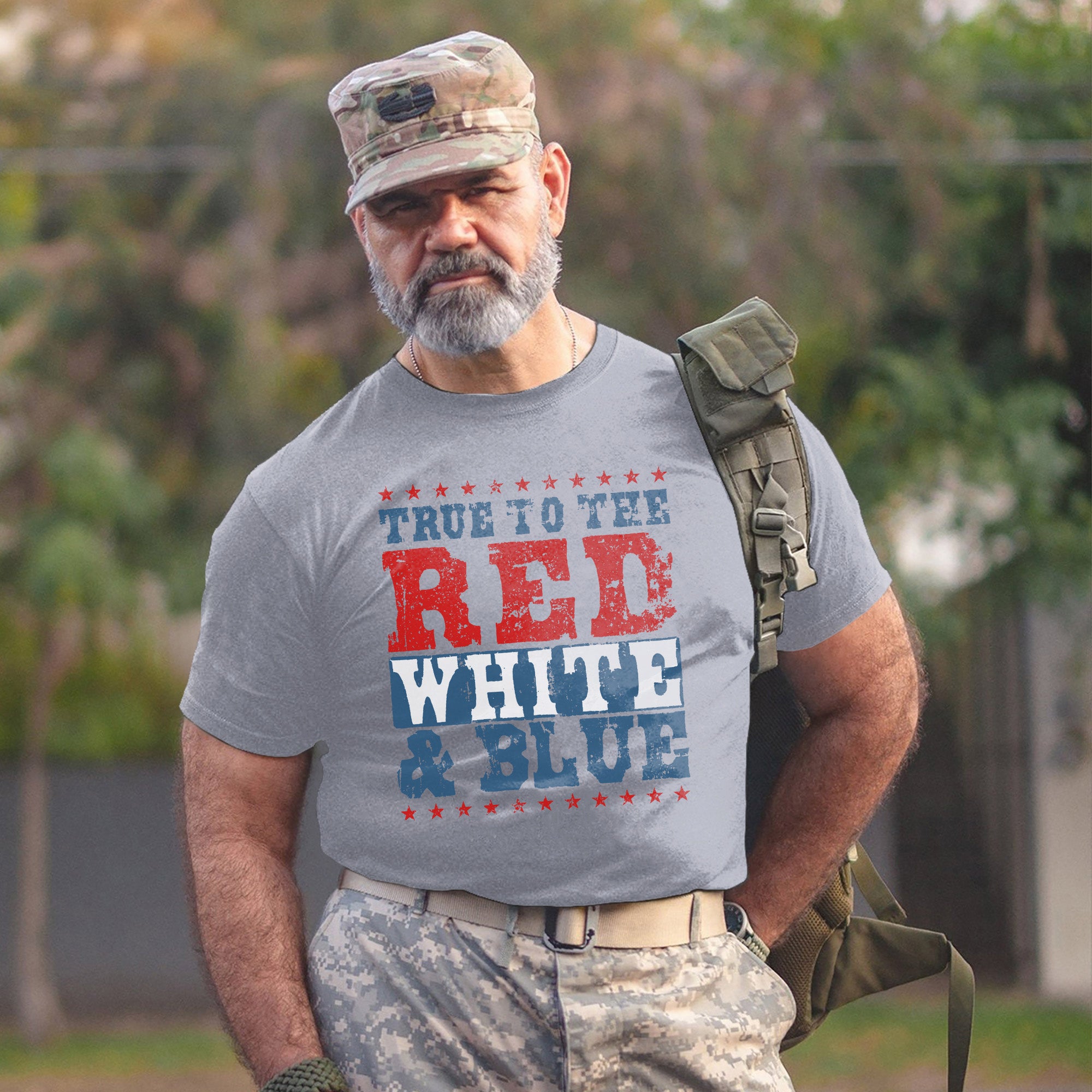 True to the Red White and Blue American T-Shirt