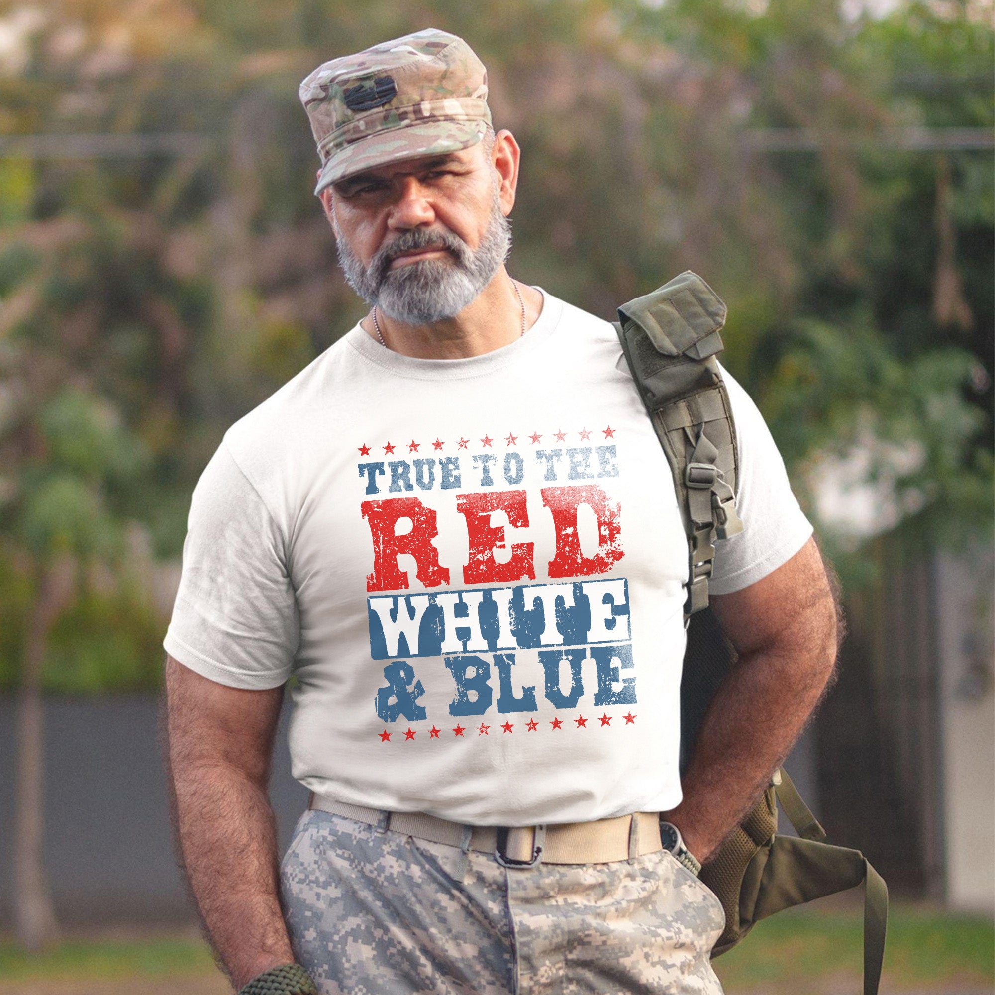 True to the Red White and Blue American T-Shirt