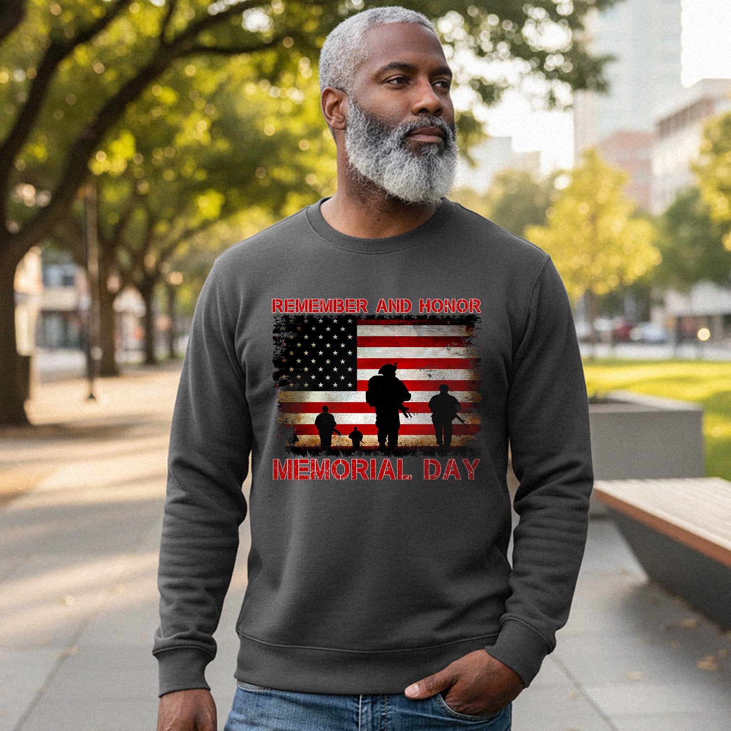 Remember and Honor Memorial Day Sweatshirt