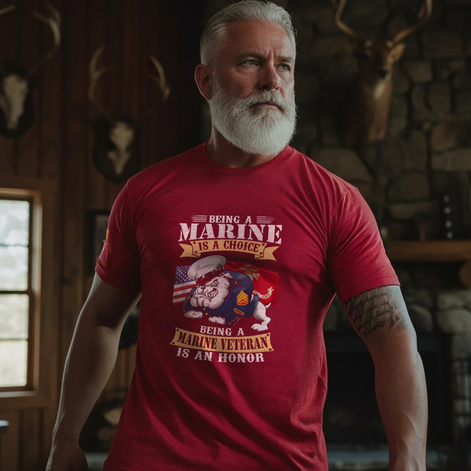 Being a Marine Is a Choice Being a Marine T-Shirt