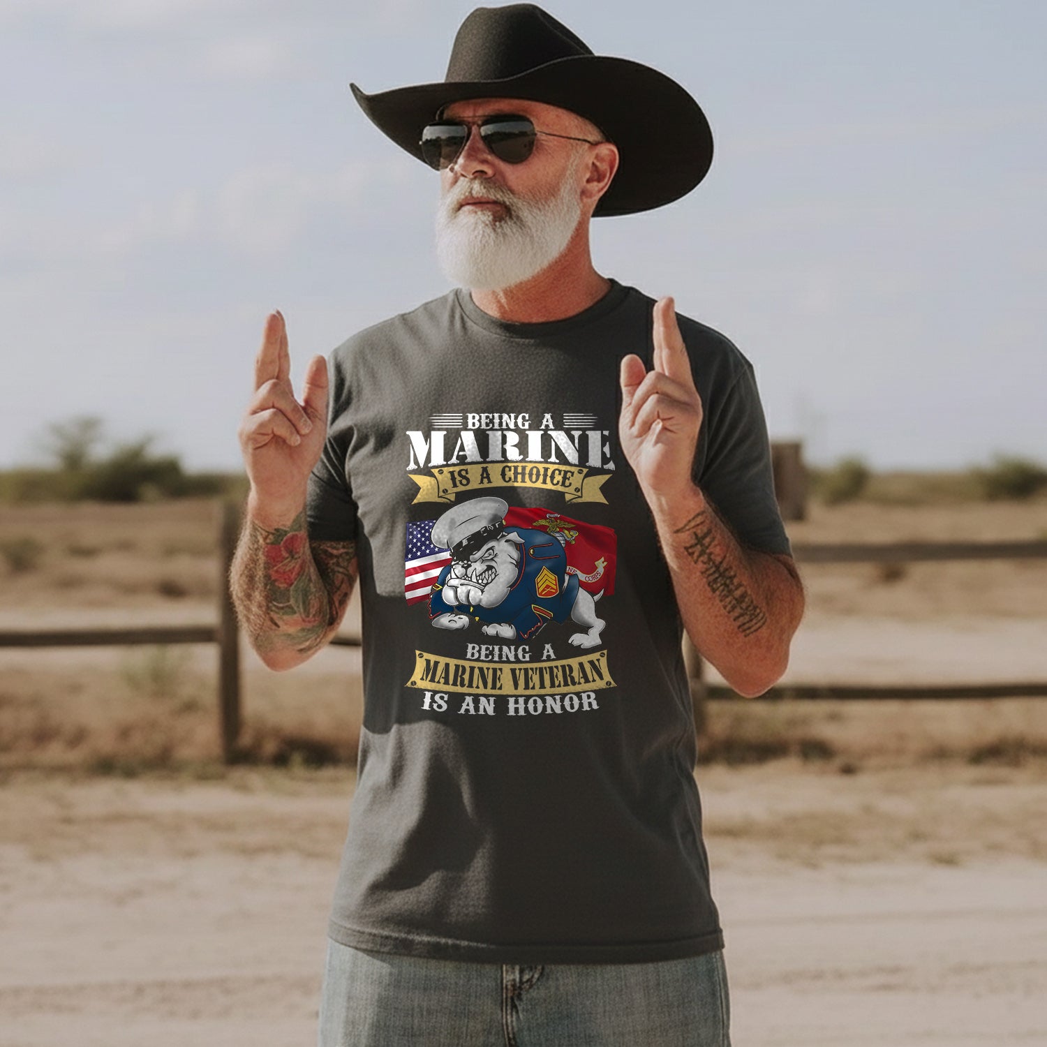 Being a Marine Is a Choice Being a Marine T-Shirt