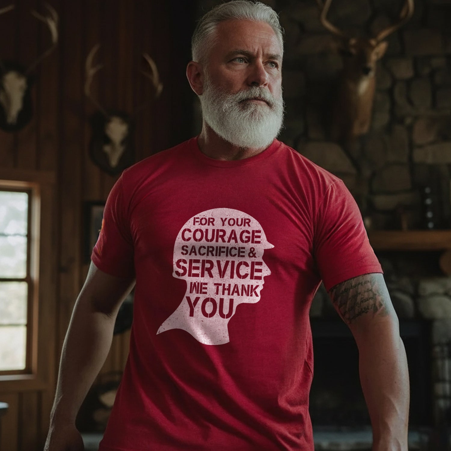 For Your Courage Sacrifice and Service We T-Shirt Secondary image