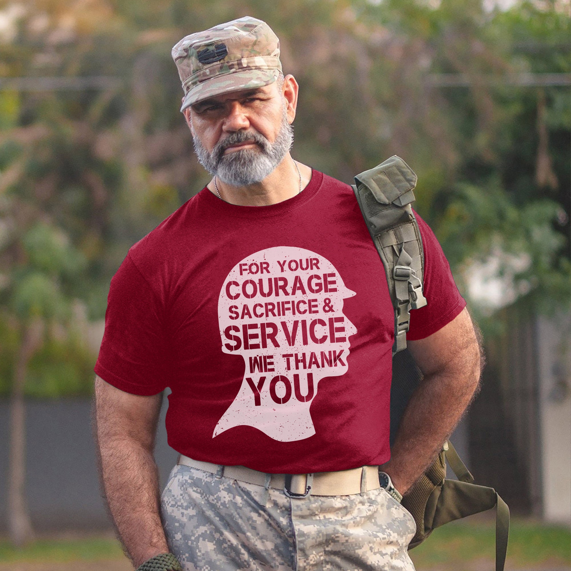For Your Courage Sacrifice and Service We T-Shirt