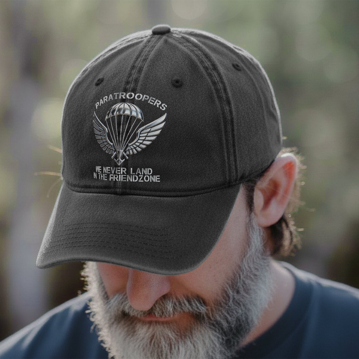 Airborne Paratroopers Humor Baseball Cap