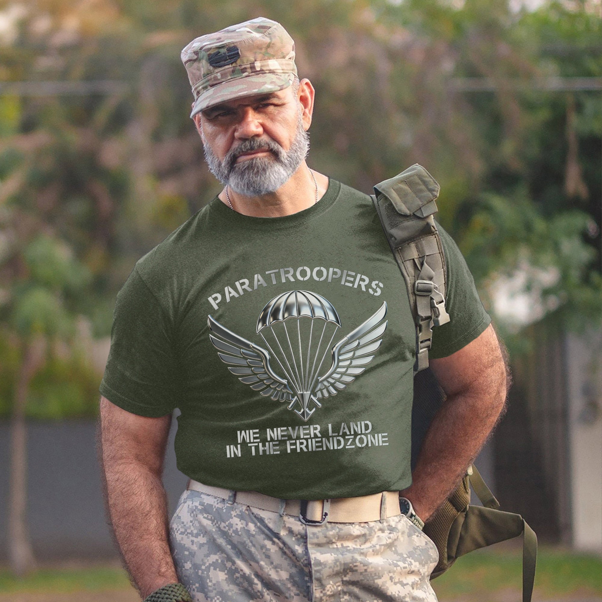 Paratroopers We Never Land in the T-Shirt