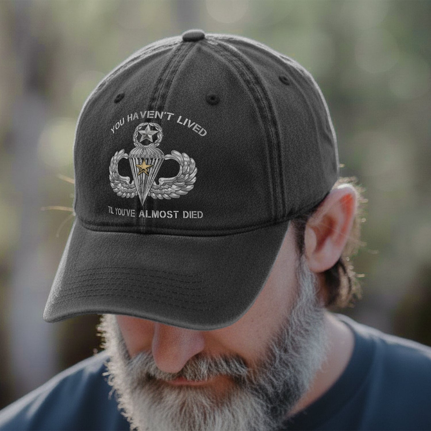 US Army Airborne Veteran Pride Baseball Cap Secondary image