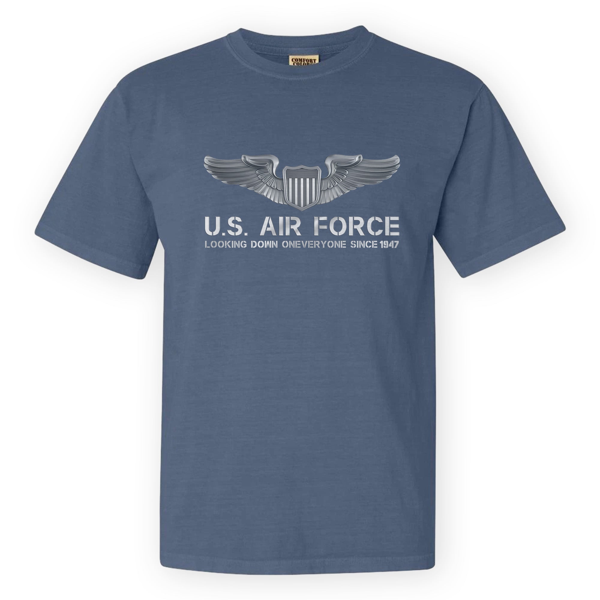 US Air Force Looking Down Comfort Colors T-Shirt