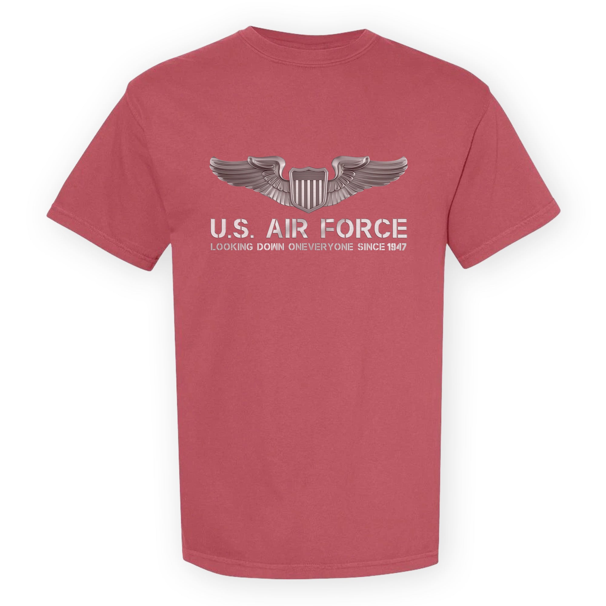 US Air Force Looking Down Comfort Colors T-Shirt