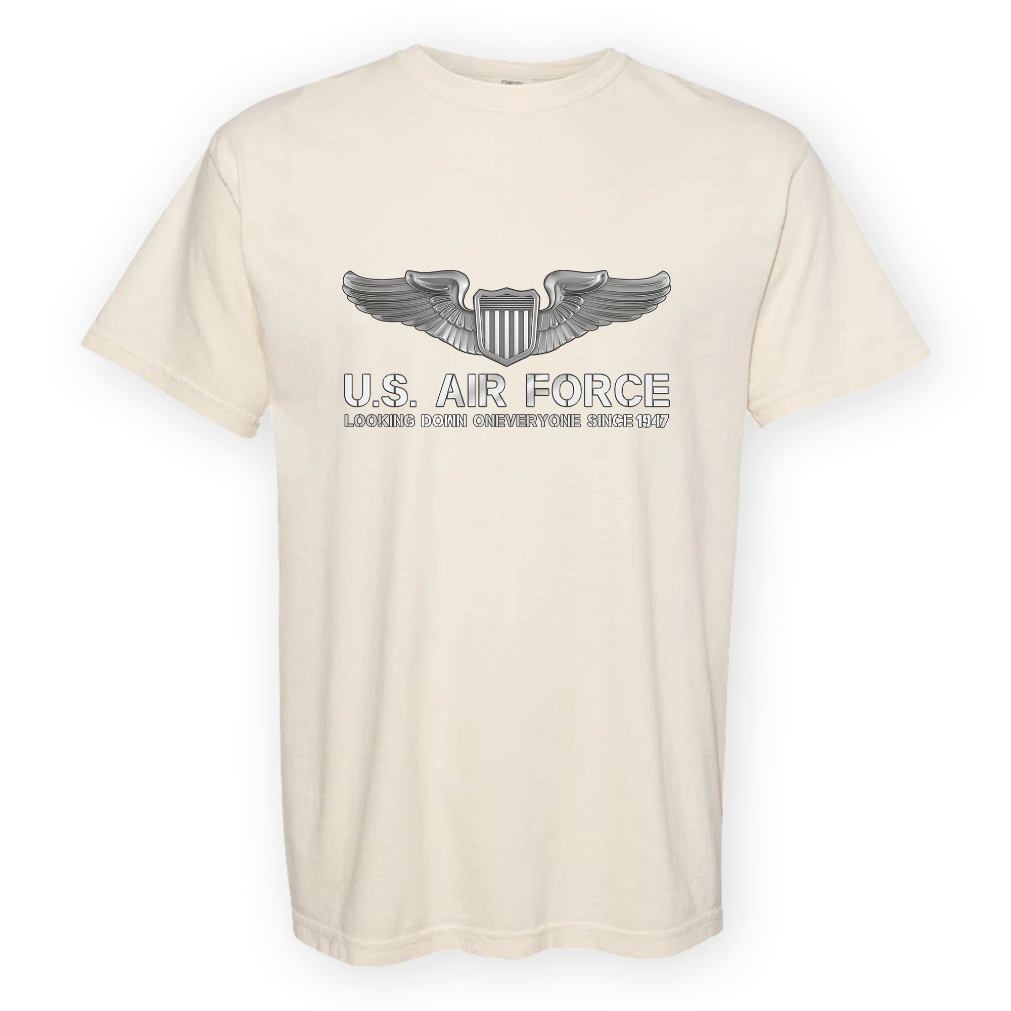 US Air Force Looking Down Comfort Colors T-Shirt
