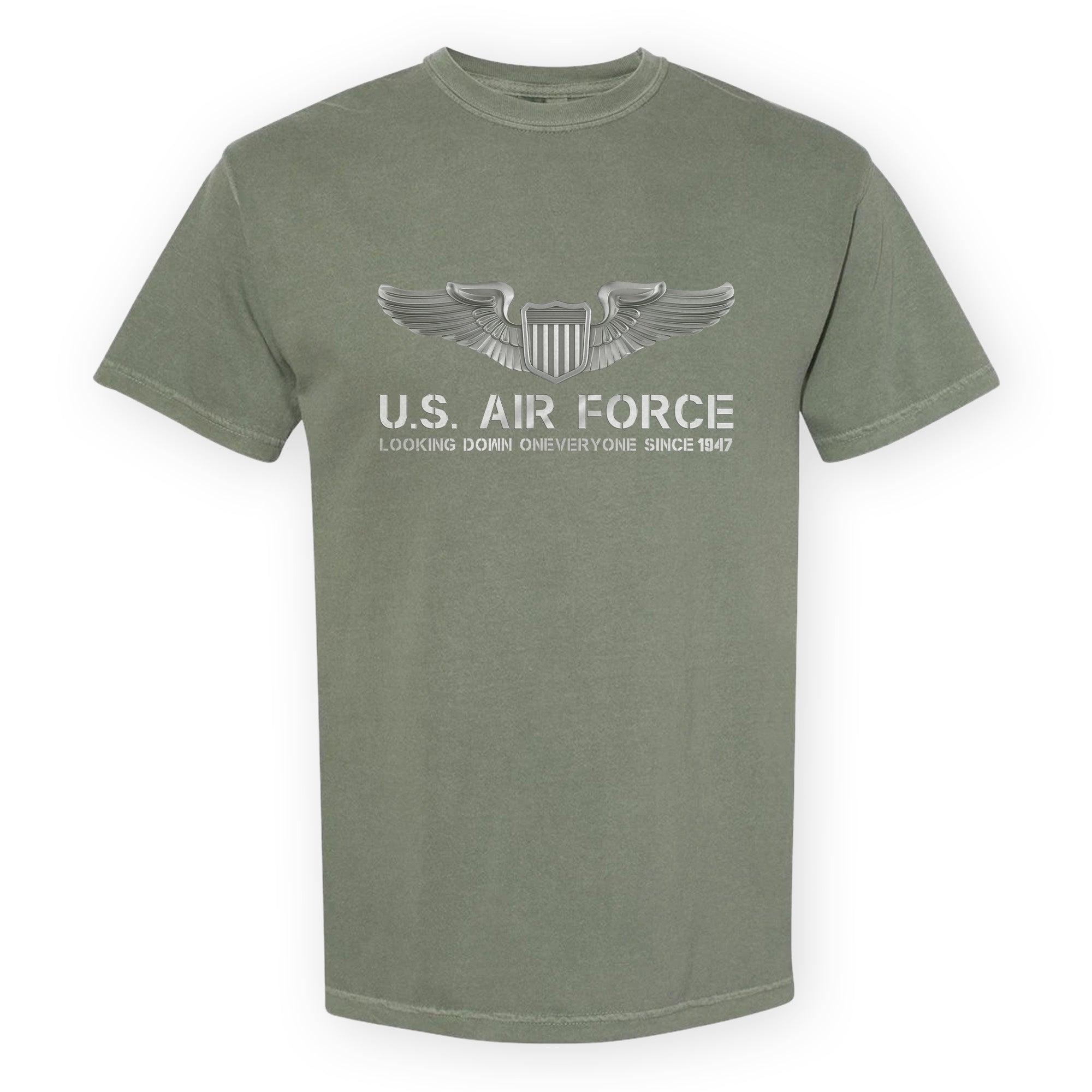 US Air Force Looking Down Comfort Colors T-Shirt