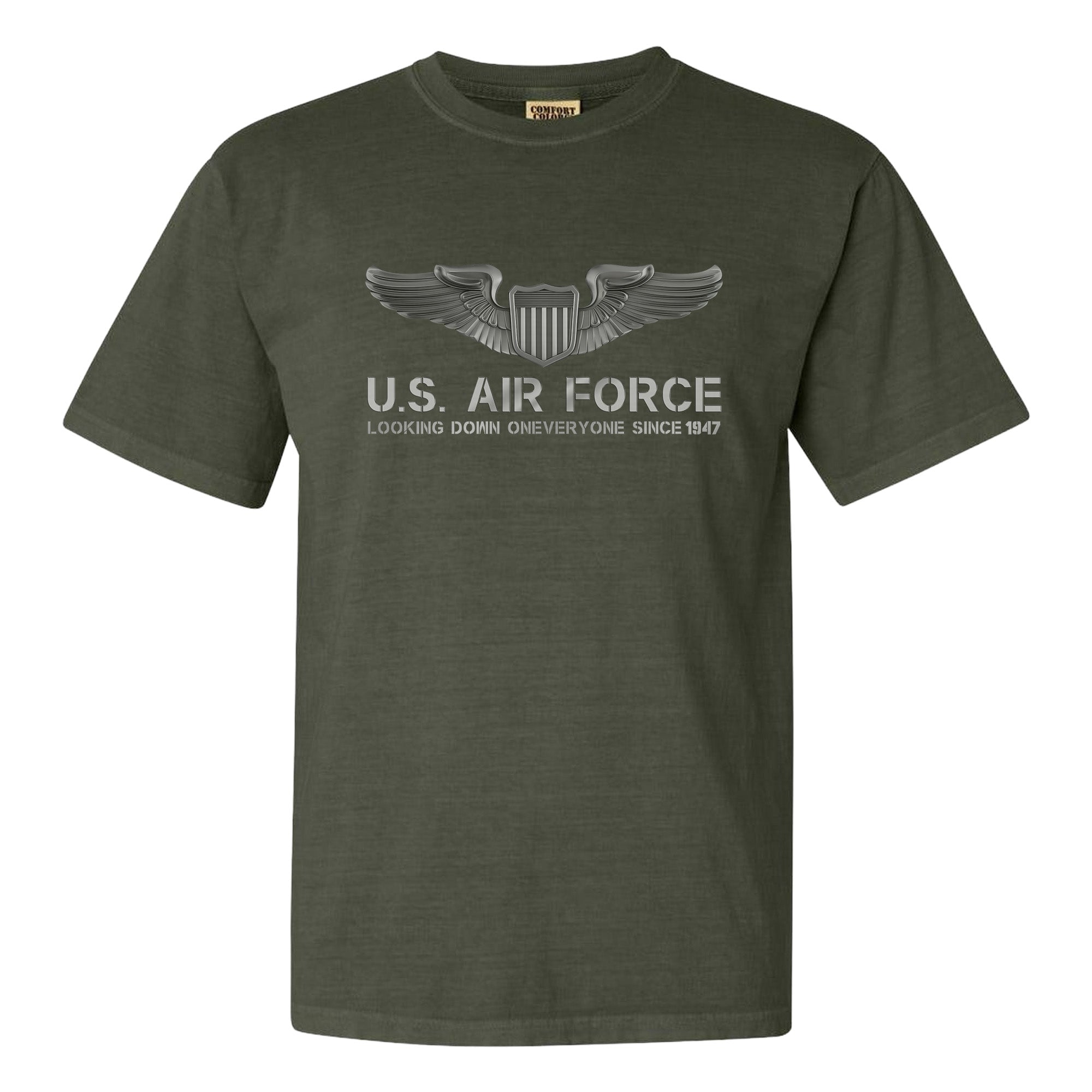 US Air Force Looking Down Comfort Colors T-Shirt