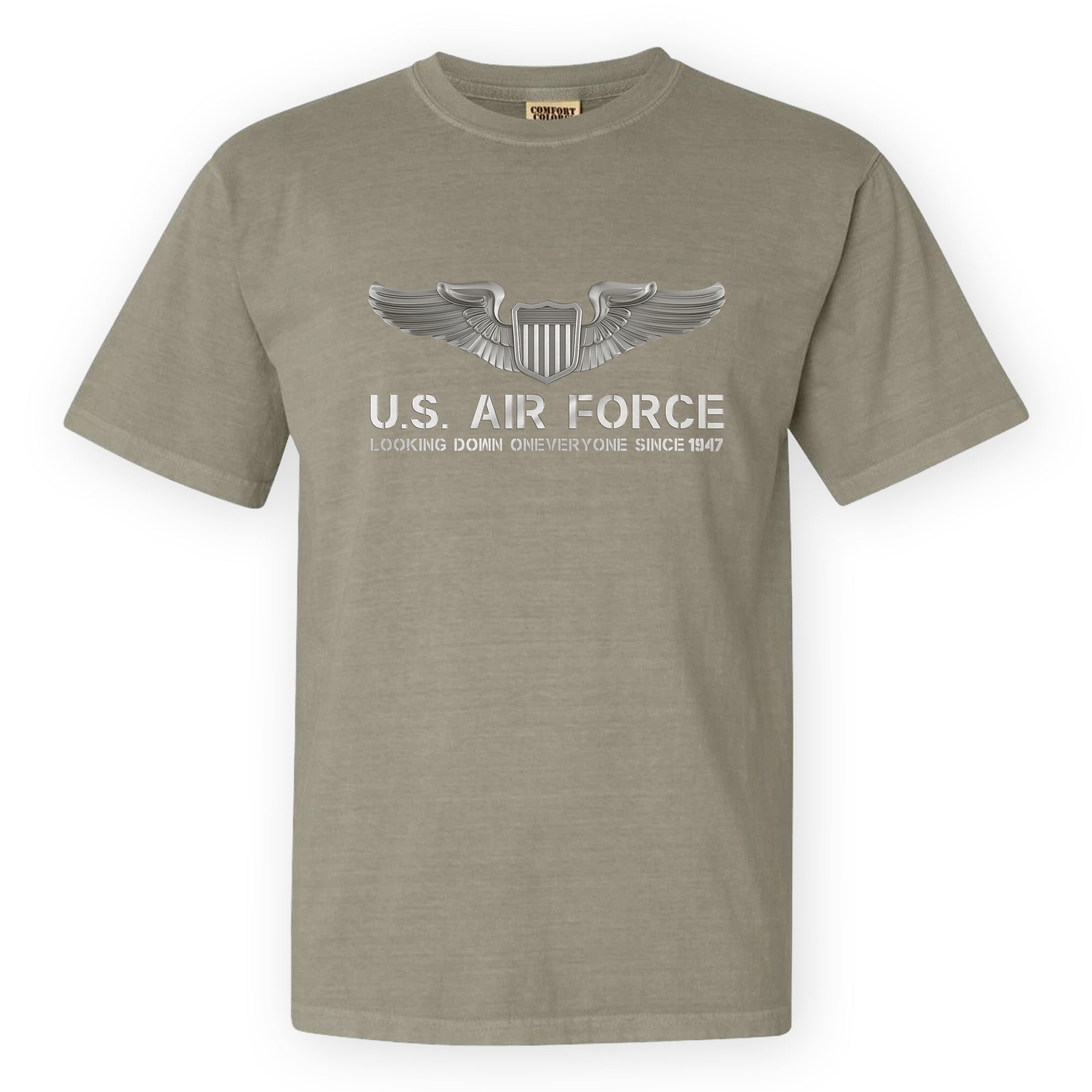 US Air Force Looking Down Comfort Colors T-Shirt